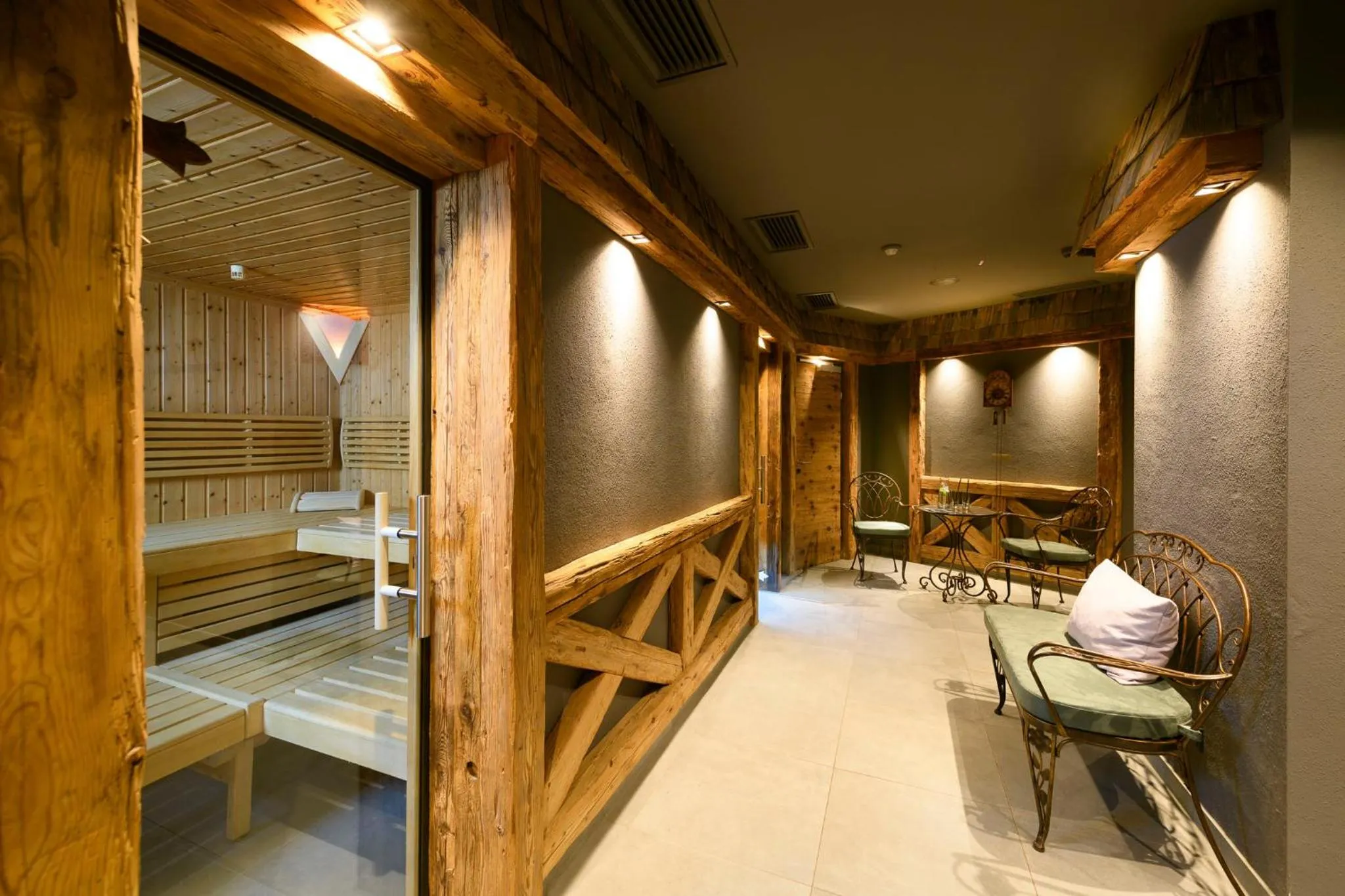 Sauna in Boutique Hundehotel Bergzeit