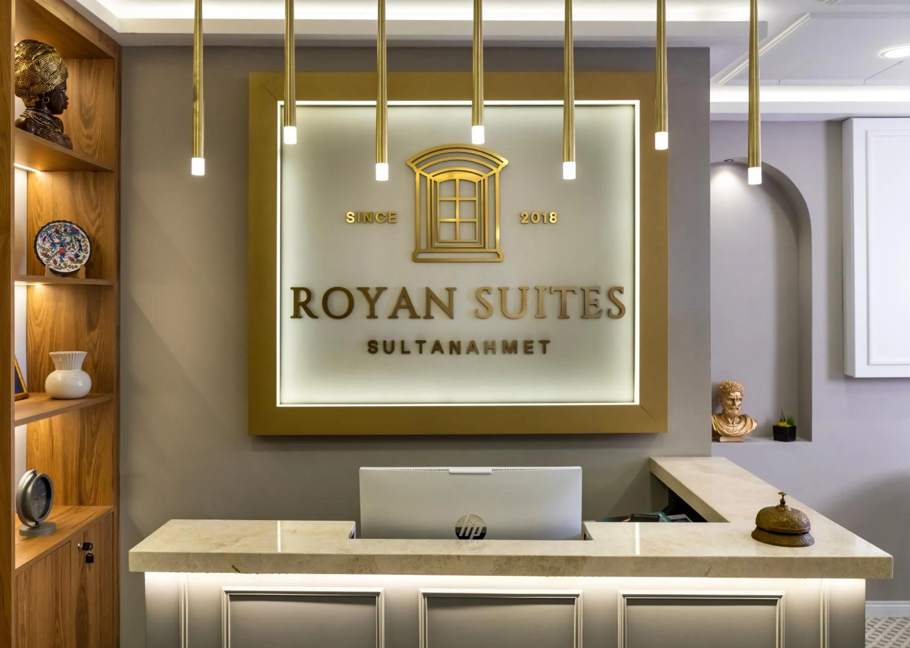 Lobby or reception in Royan Suites