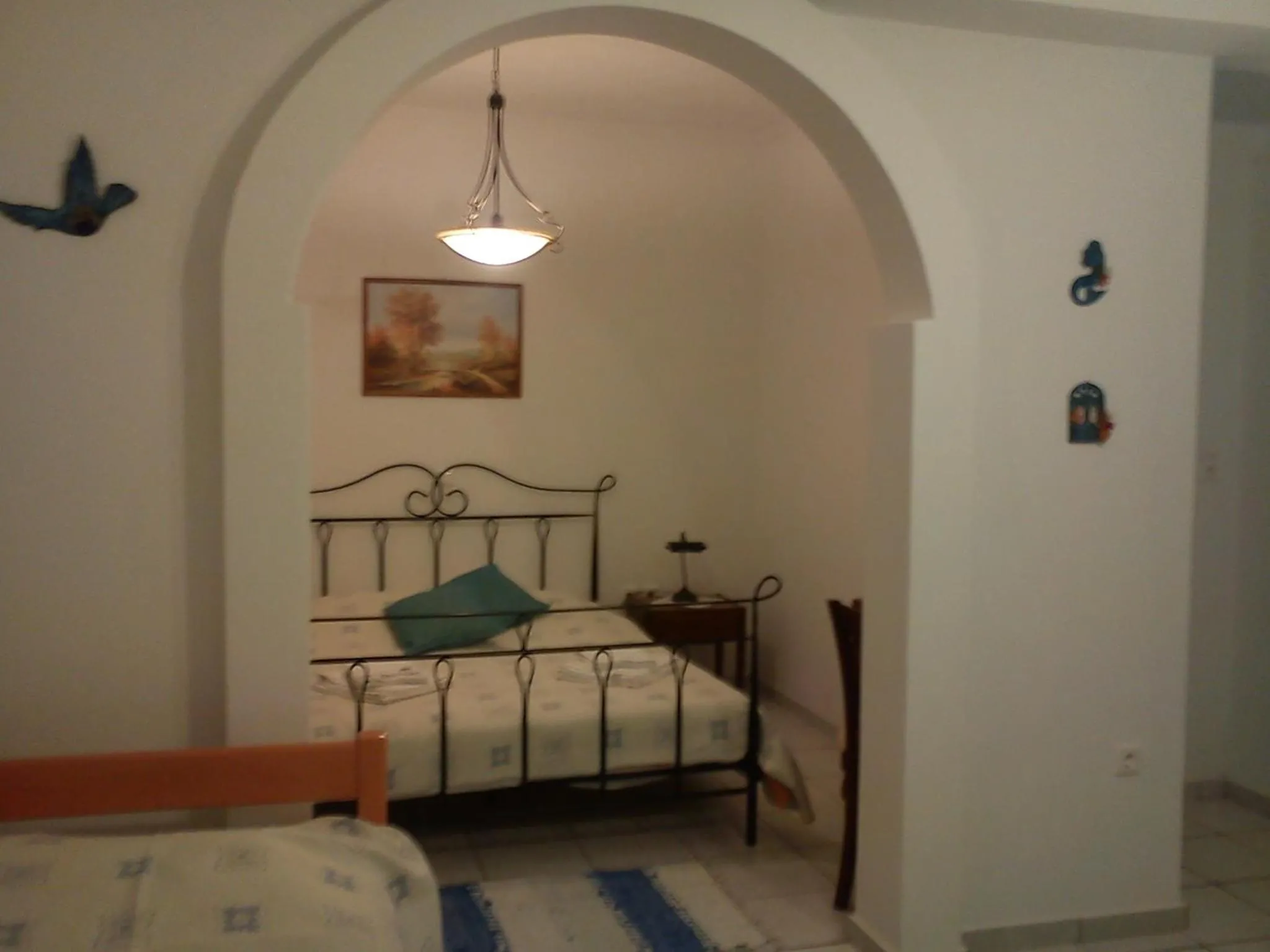 Bedroom, Bed in Pension Hlias - Chora Amorgos