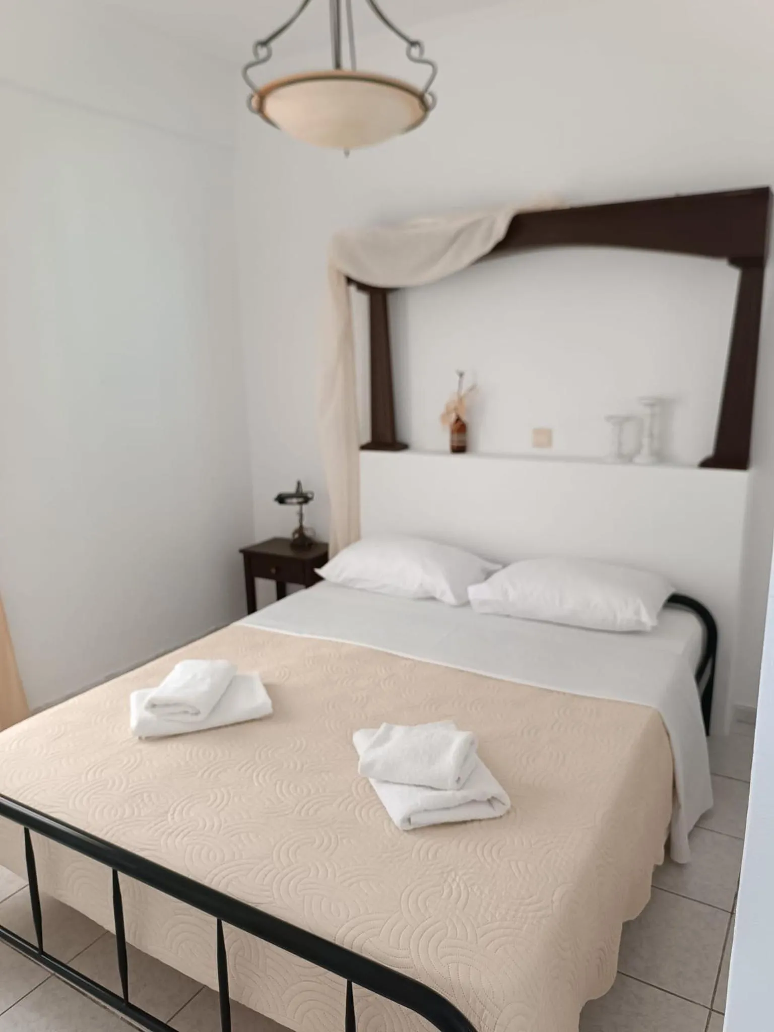 Bedroom, Bed in Pension Hlias - Chora Amorgos