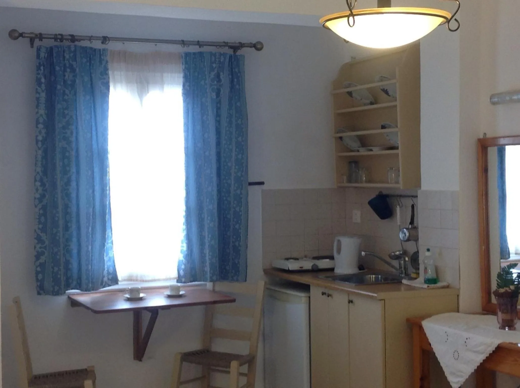 Kitchen or kitchenette in Pension Hlias - Chora Amorgos