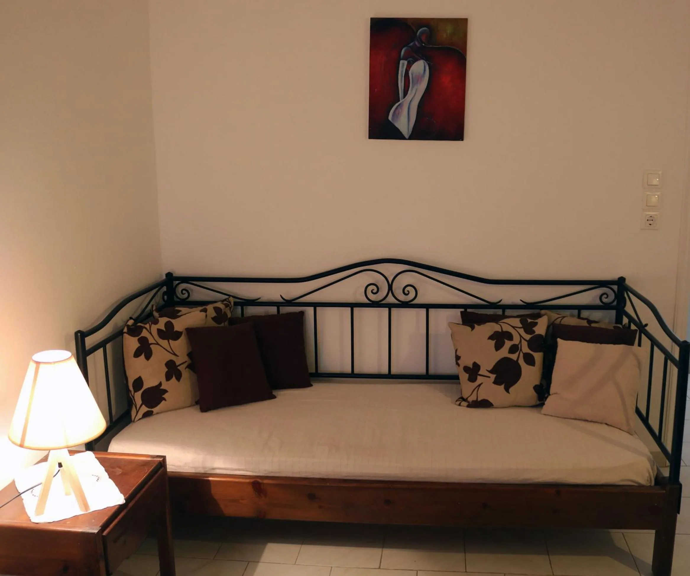 Bedroom, Bed in Pension Hlias - Chora Amorgos