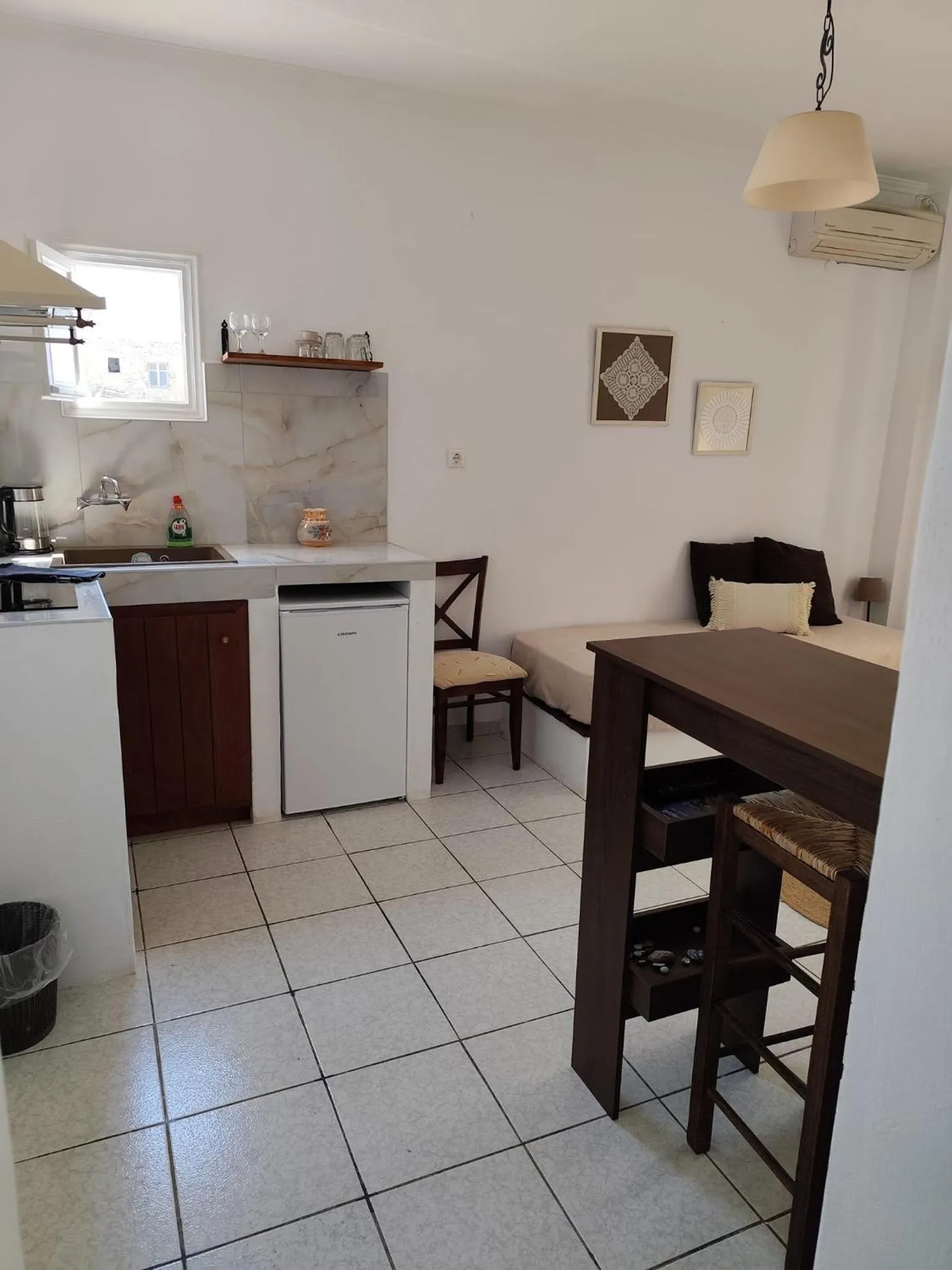 Kitchen or kitchenette in Pension Hlias - Chora Amorgos