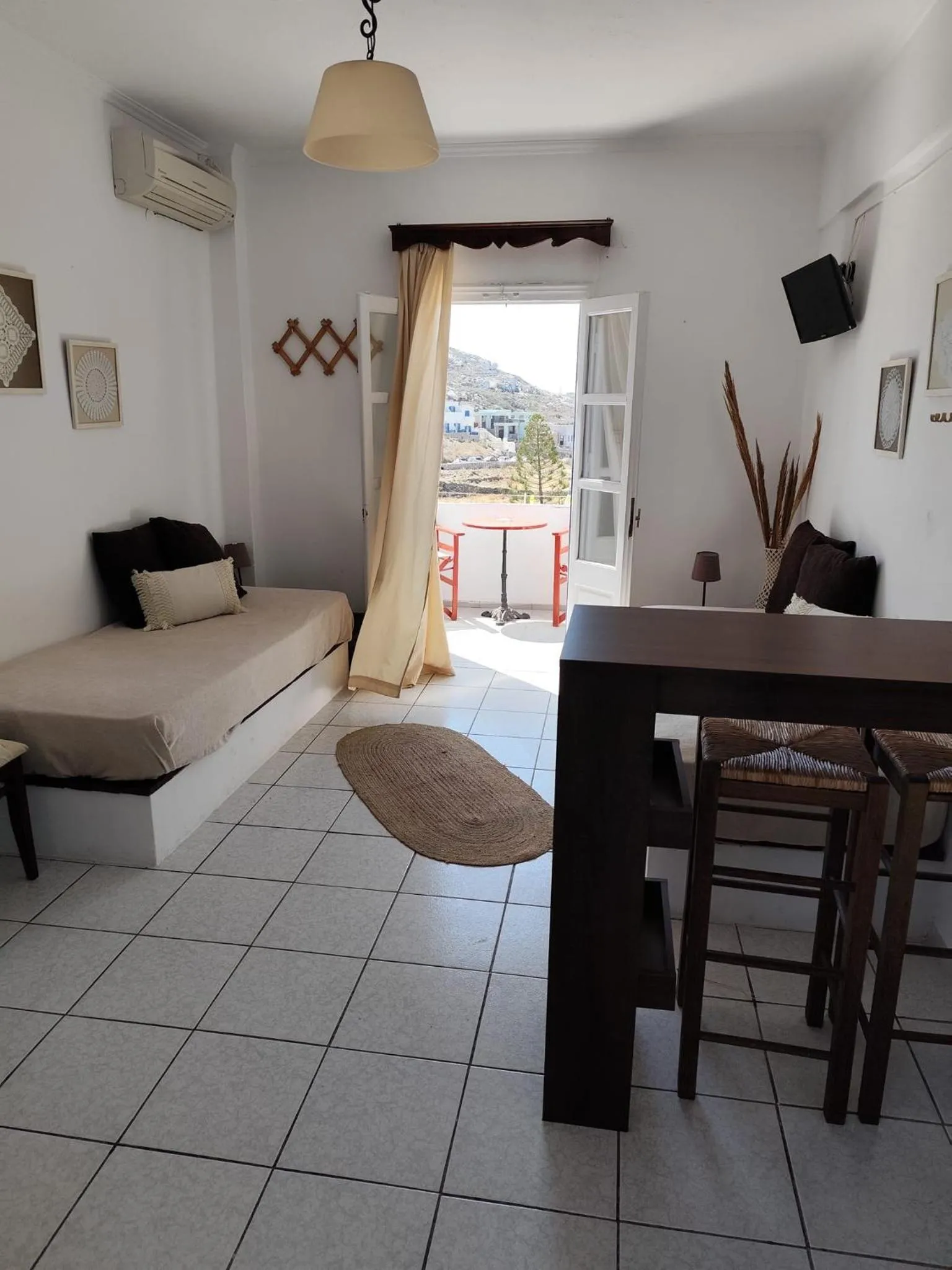 Seating area in Pension Hlias - Chora Amorgos