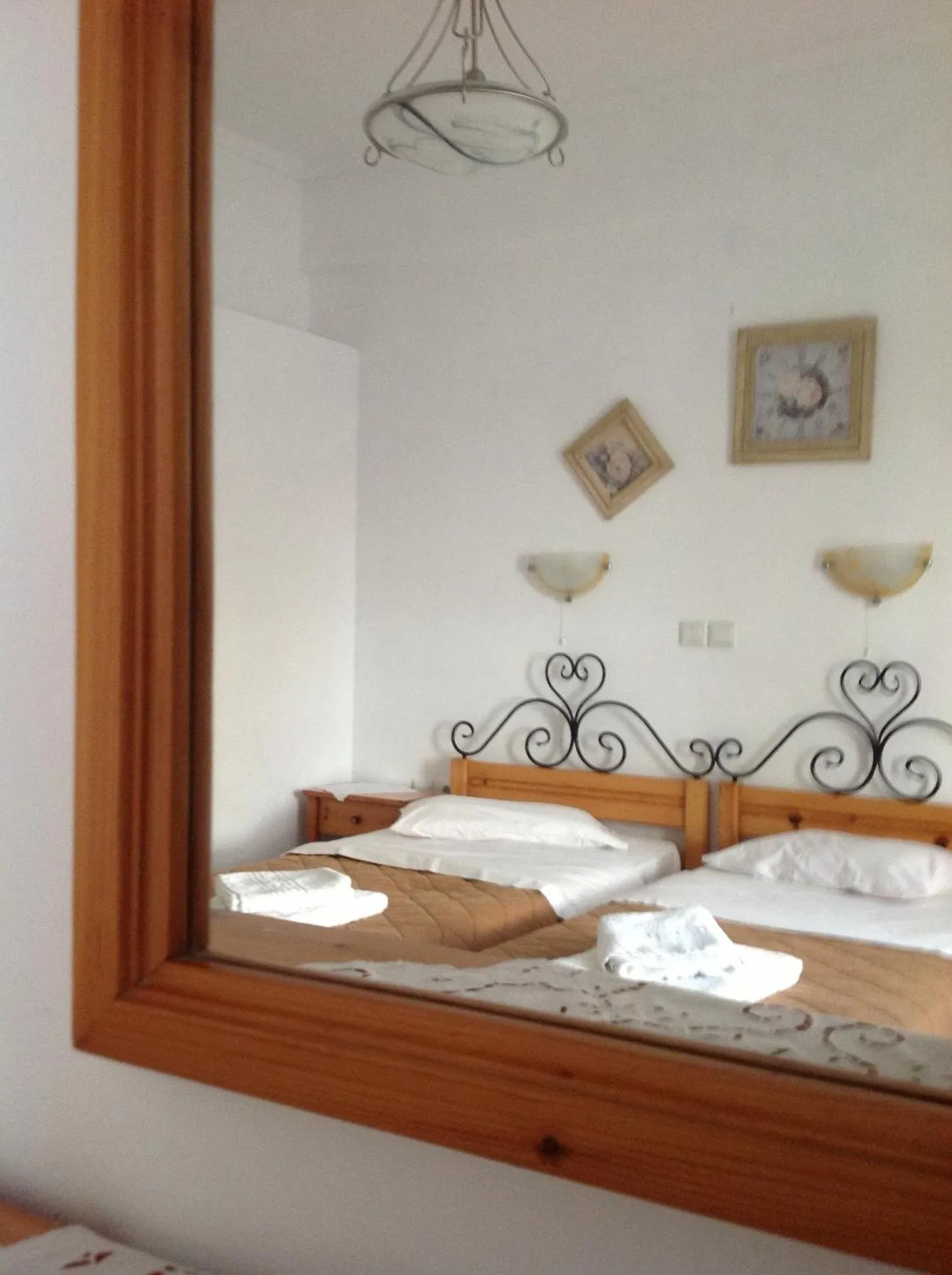 Bed in Pension Hlias - Chora Amorgos