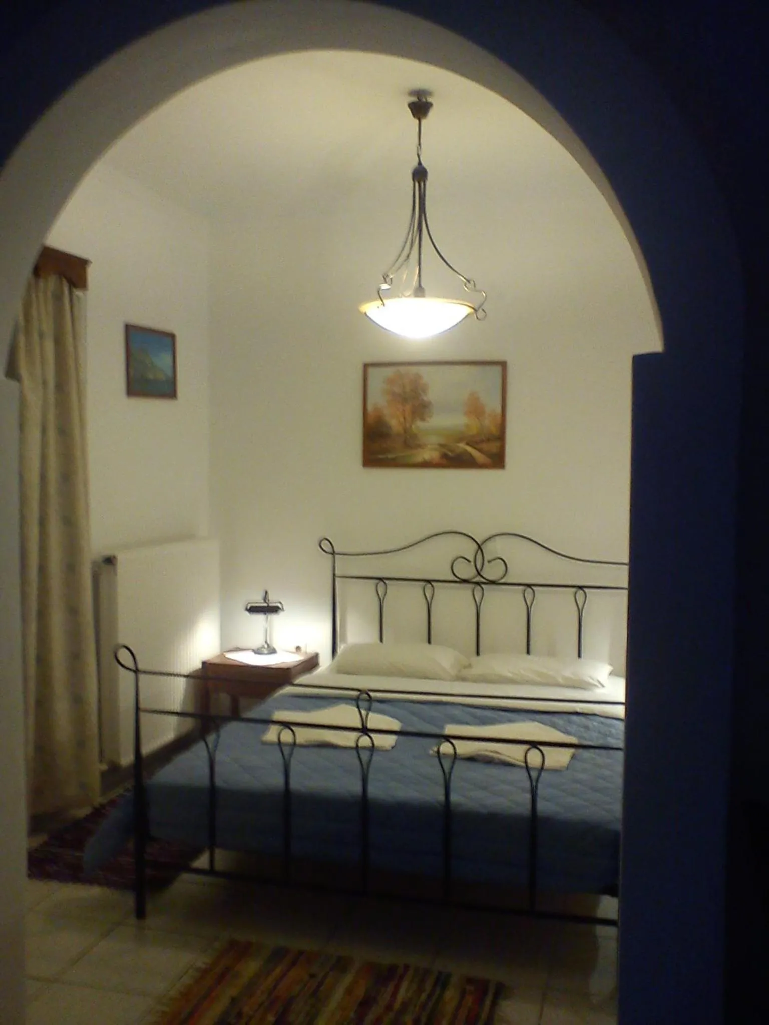 Bed in Pension Hlias - Chora Amorgos