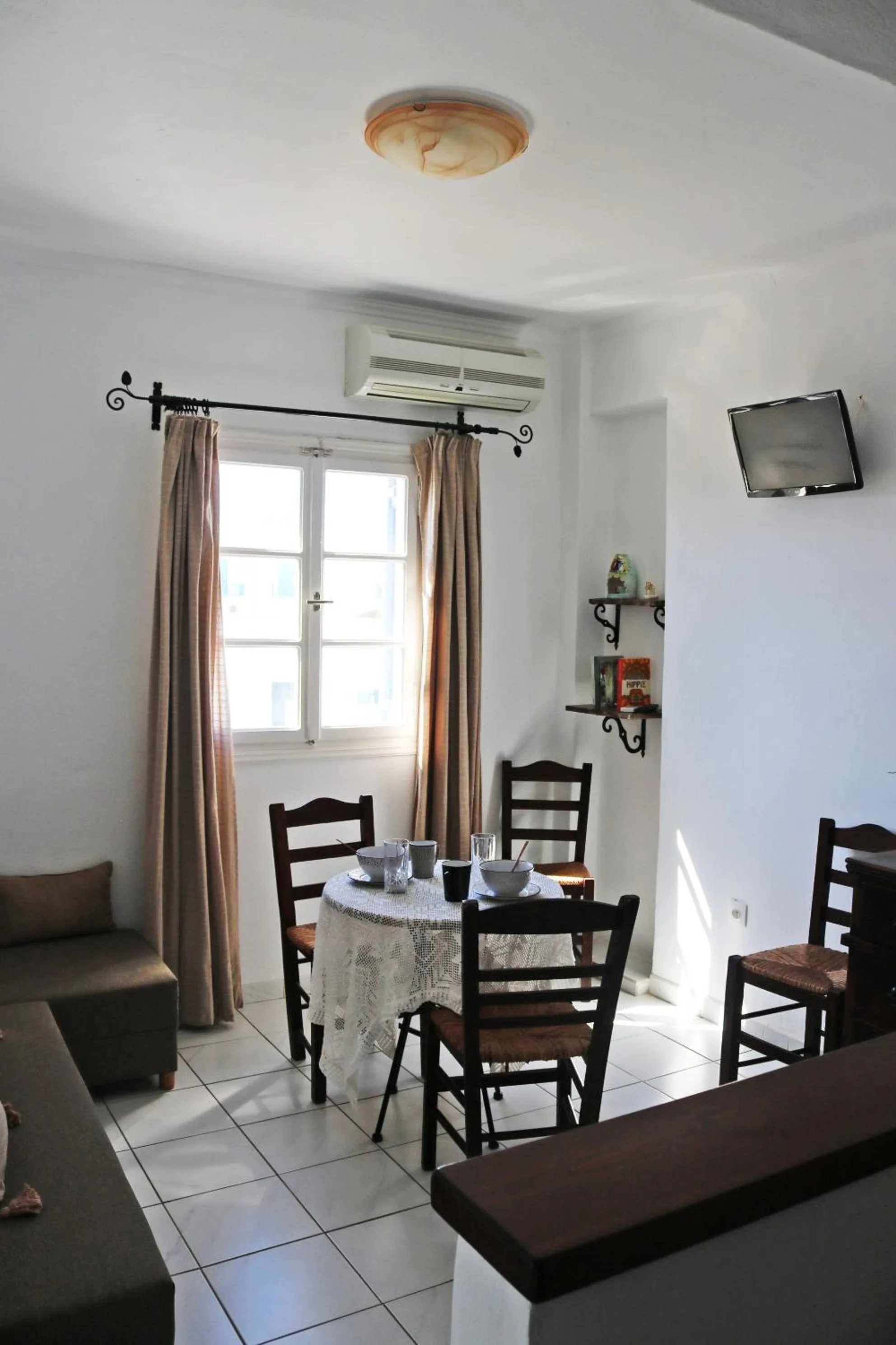 Living room in Pension Hlias - Chora Amorgos