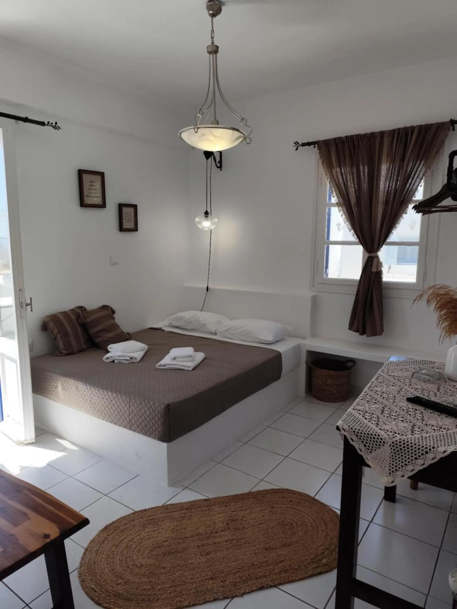 Bed in Pension Hlias - Chora Amorgos