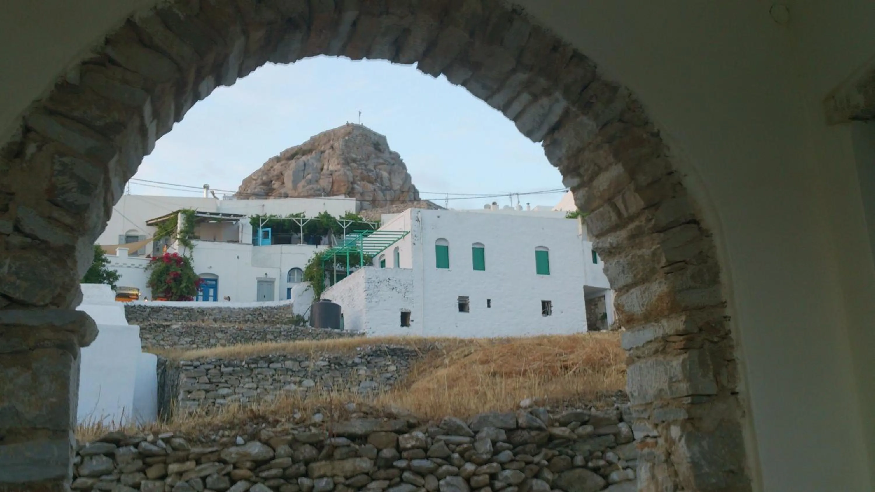 Balcony/Terrace in Pension Hlias - Chora Amorgos