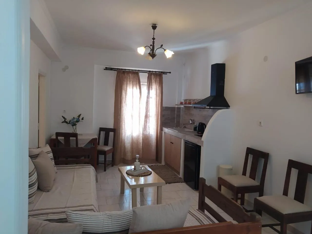 Living room in Pension Hlias - Chora Amorgos