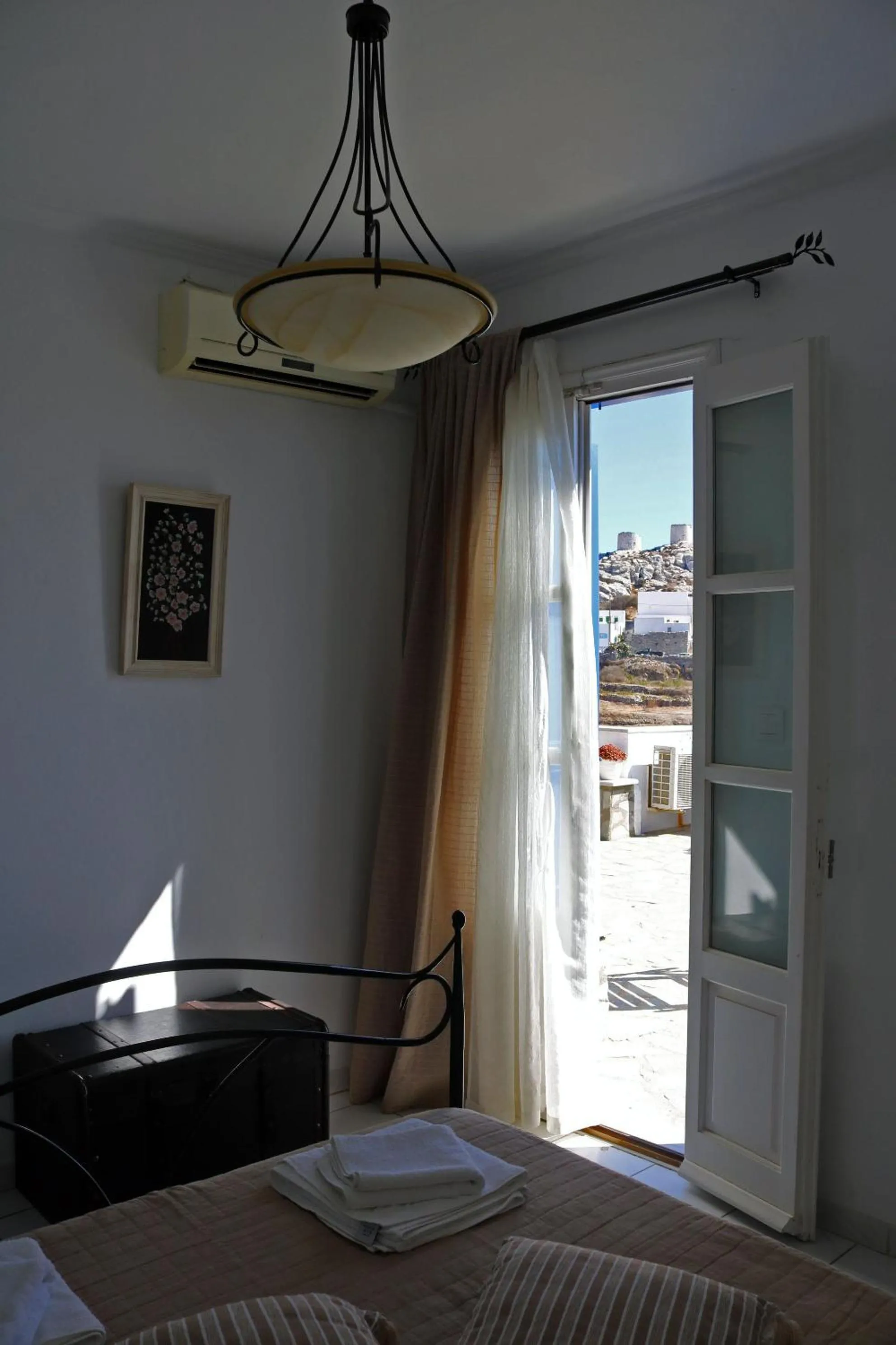 Bedroom, Bed in Pension Hlias - Chora Amorgos