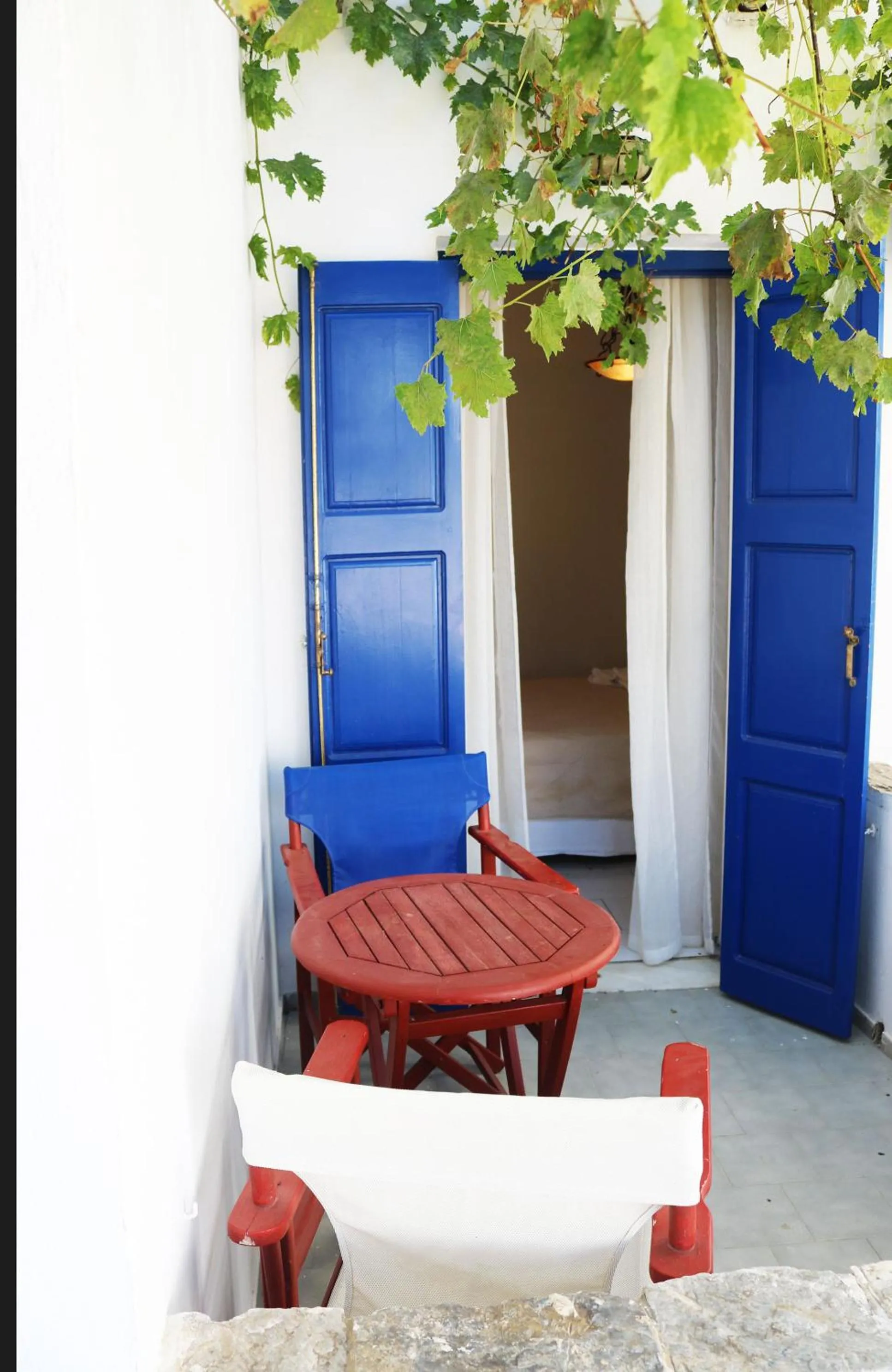 Balcony/Terrace in Pension Hlias - Chora Amorgos