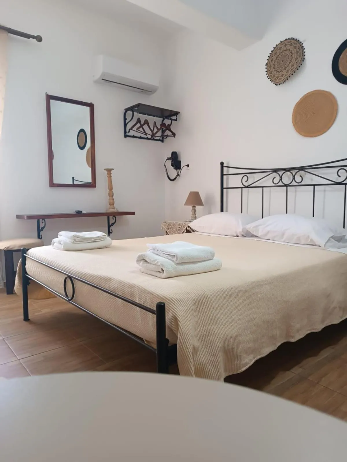 Bed in Pension Hlias - Chora Amorgos