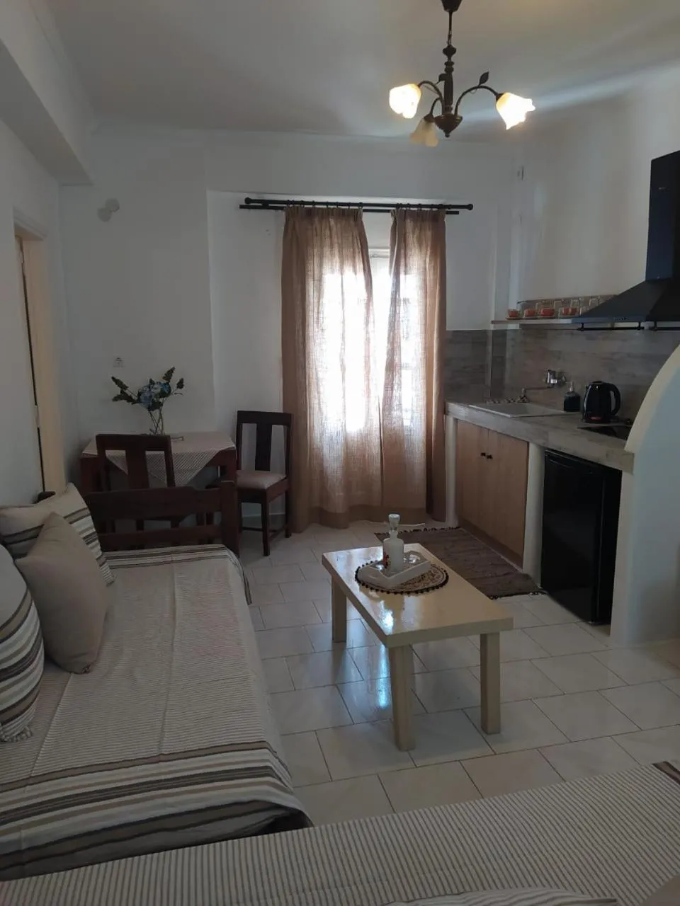 Living room in Pension Hlias - Chora Amorgos