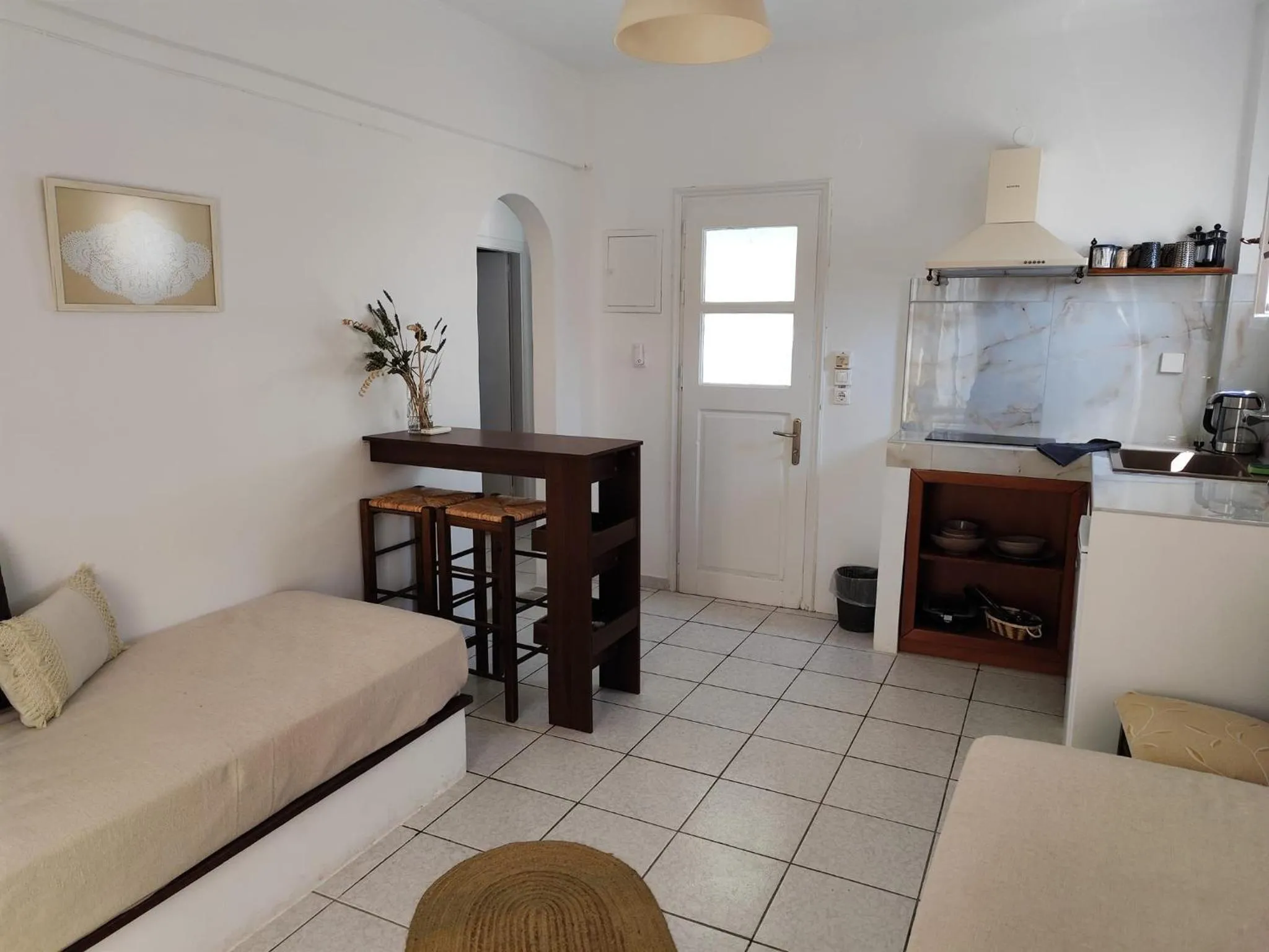 Kitchen or kitchenette in Pension Hlias - Chora Amorgos