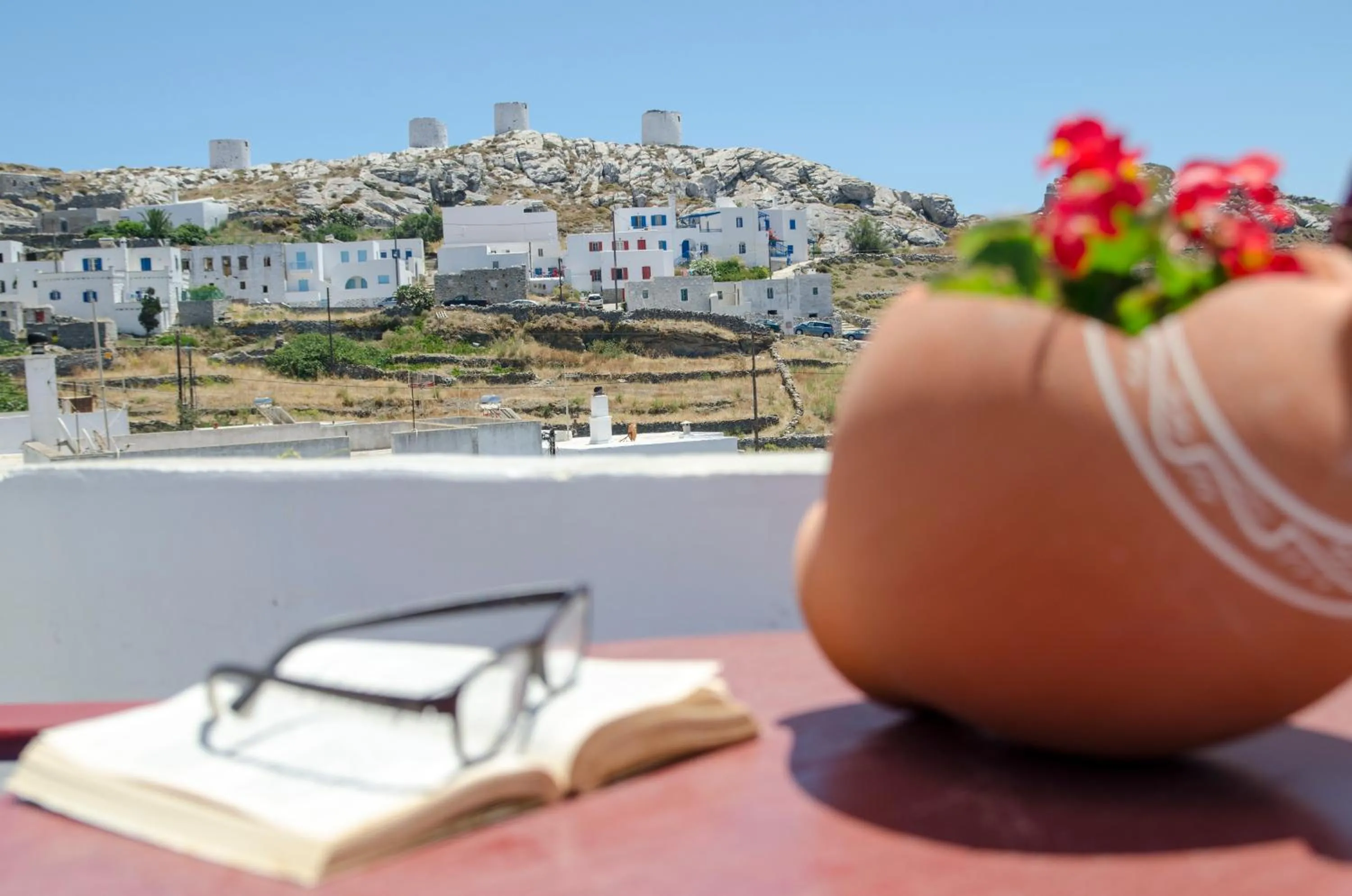 City view in Pension Hlias - Chora Amorgos