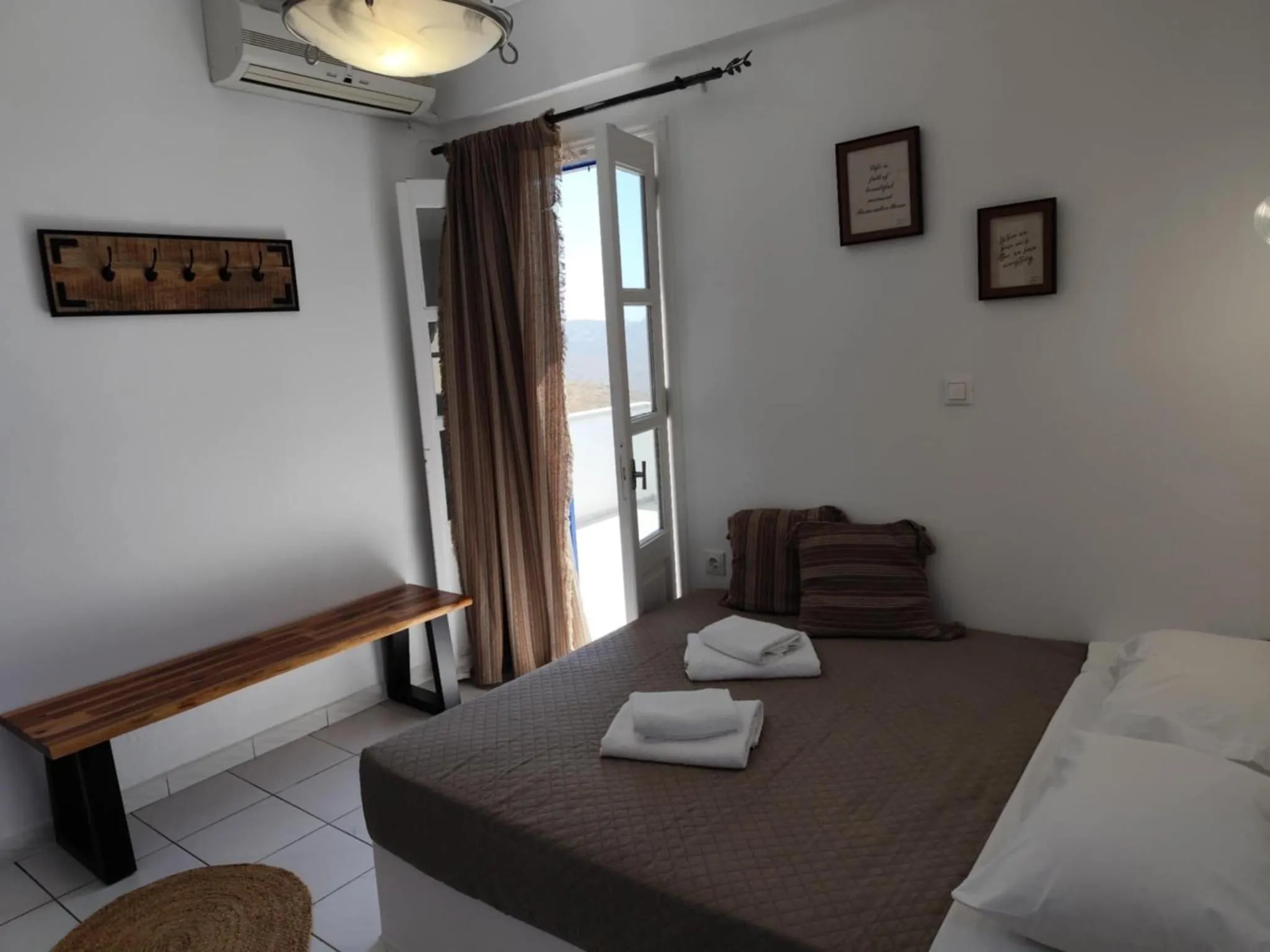 Bed in Pension Hlias - Chora Amorgos