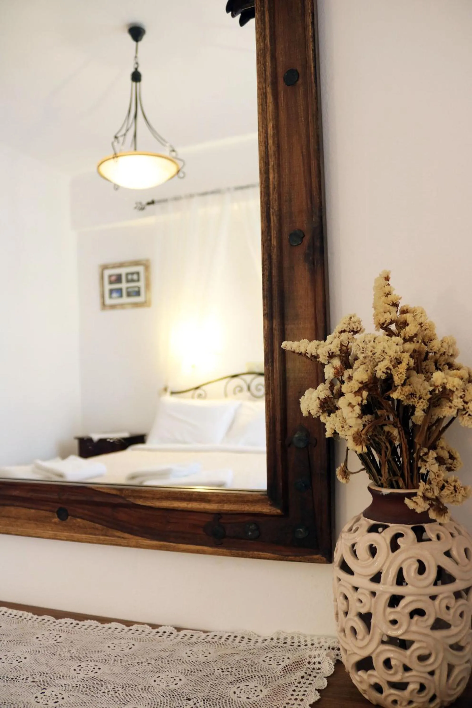 Bed in Pension Hlias - Chora Amorgos