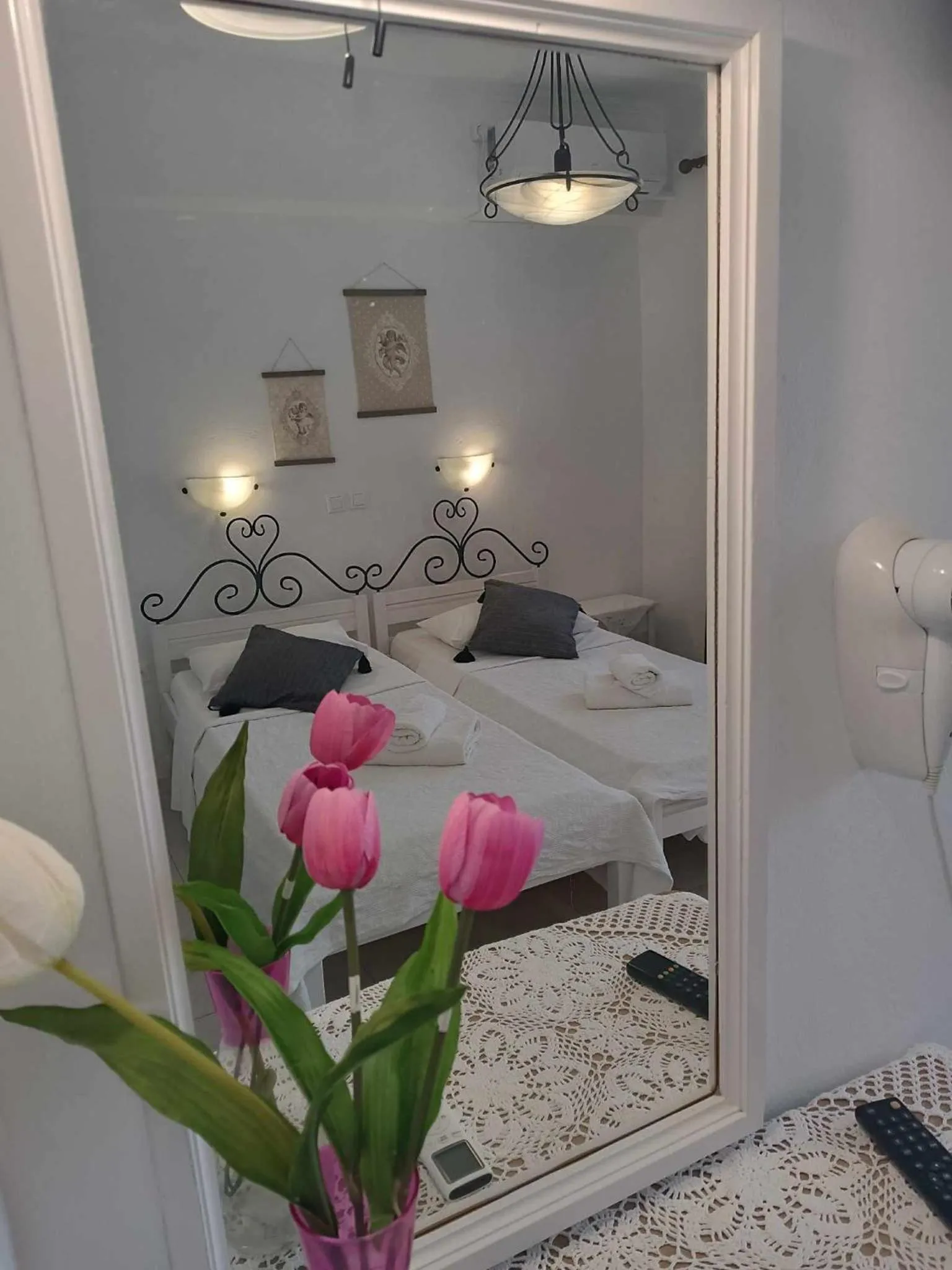 Bed in Pension Hlias - Chora Amorgos