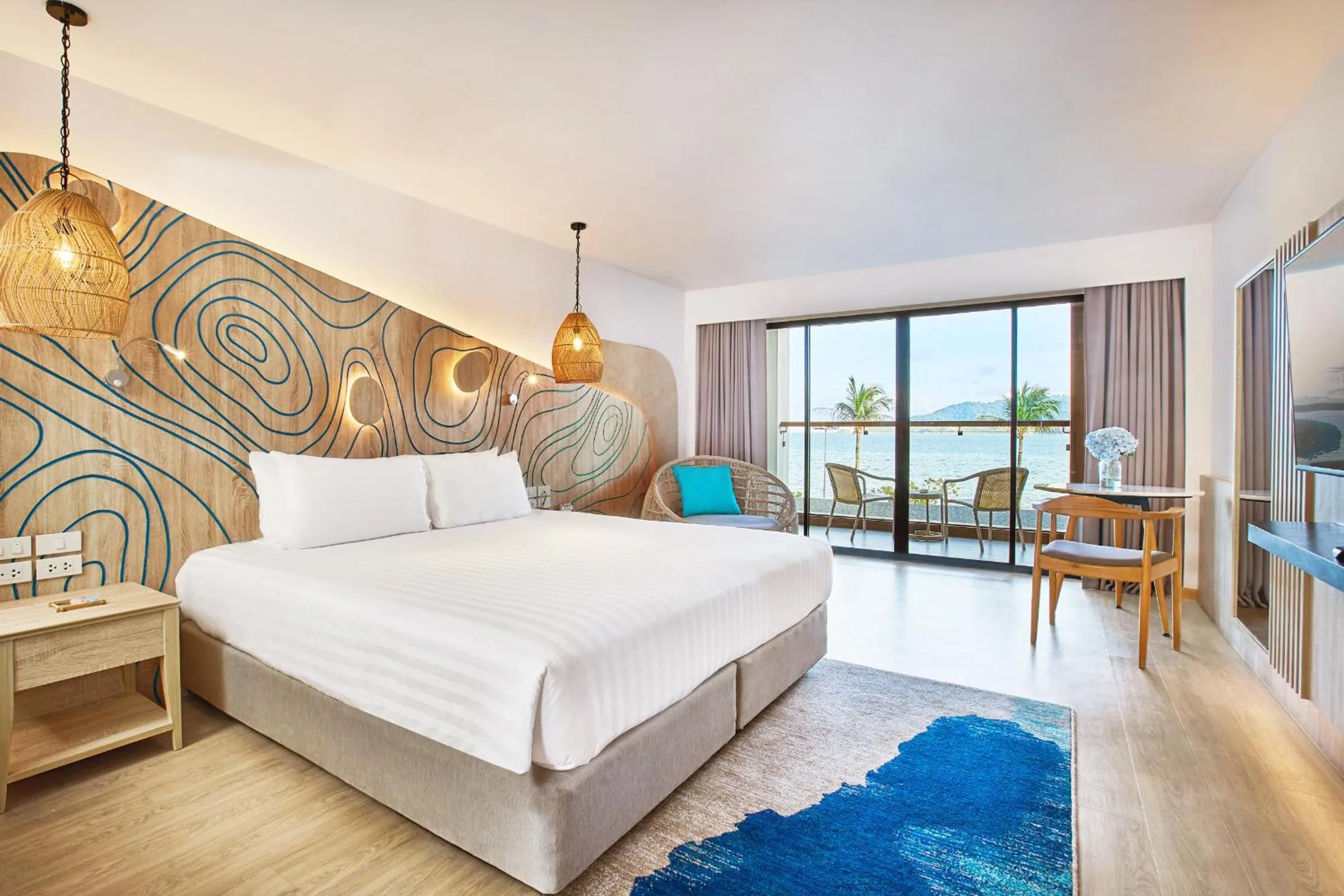 Bed in LIV Hotel Phuket Patong Beachfront