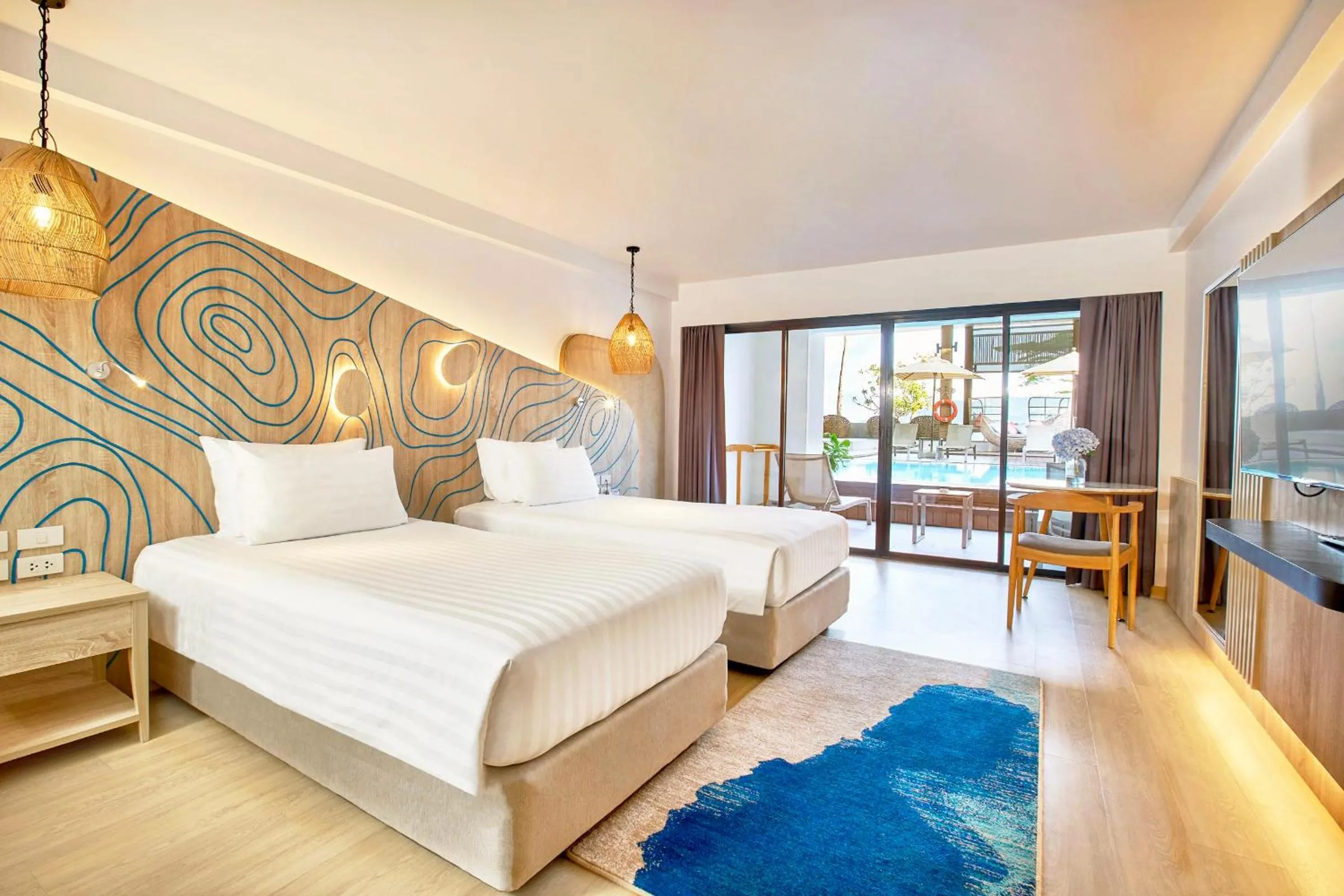 Bed in LIV Hotel Phuket Patong Beachfront