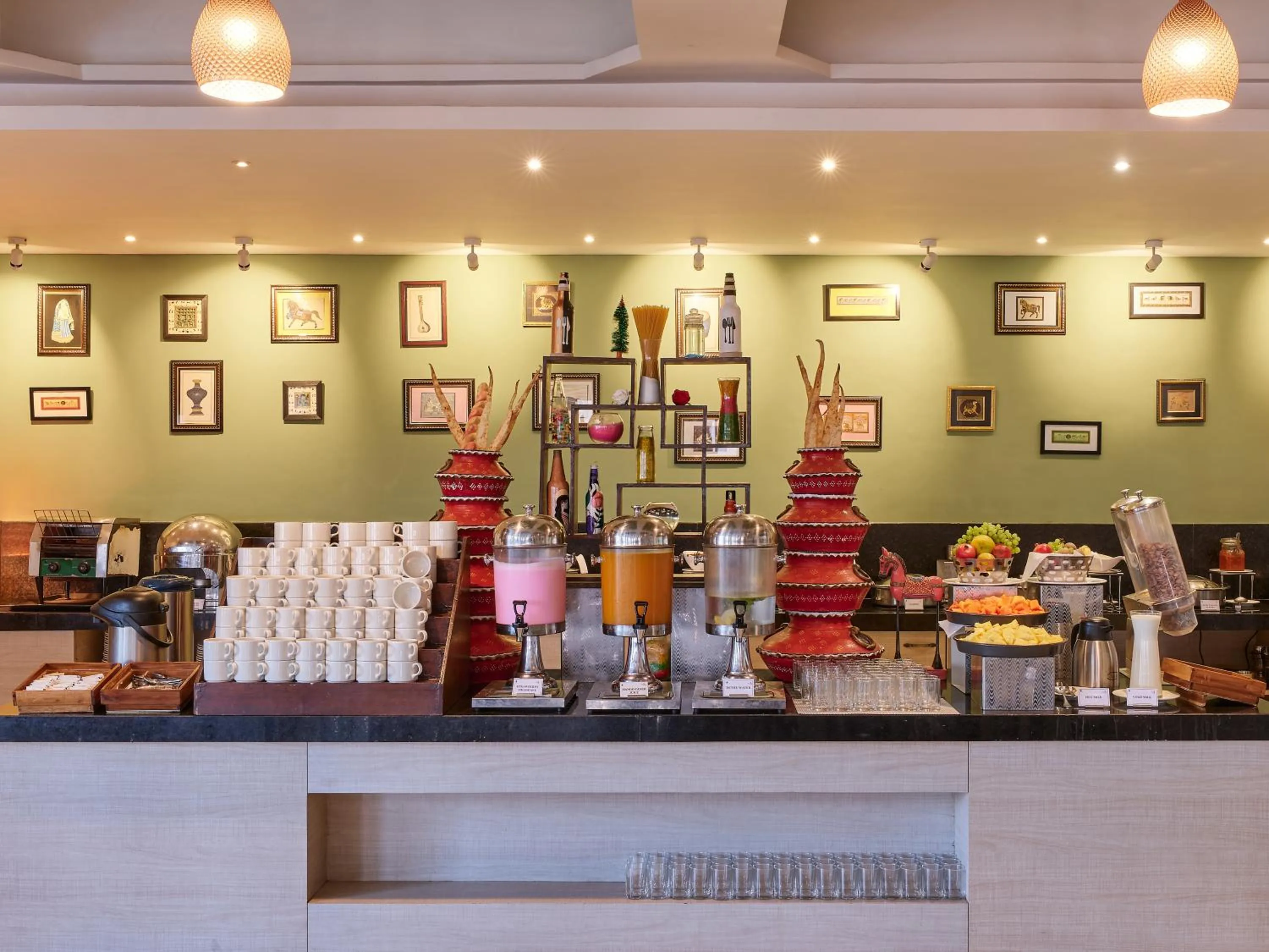 Buffet breakfast in Sterling Mount Abu