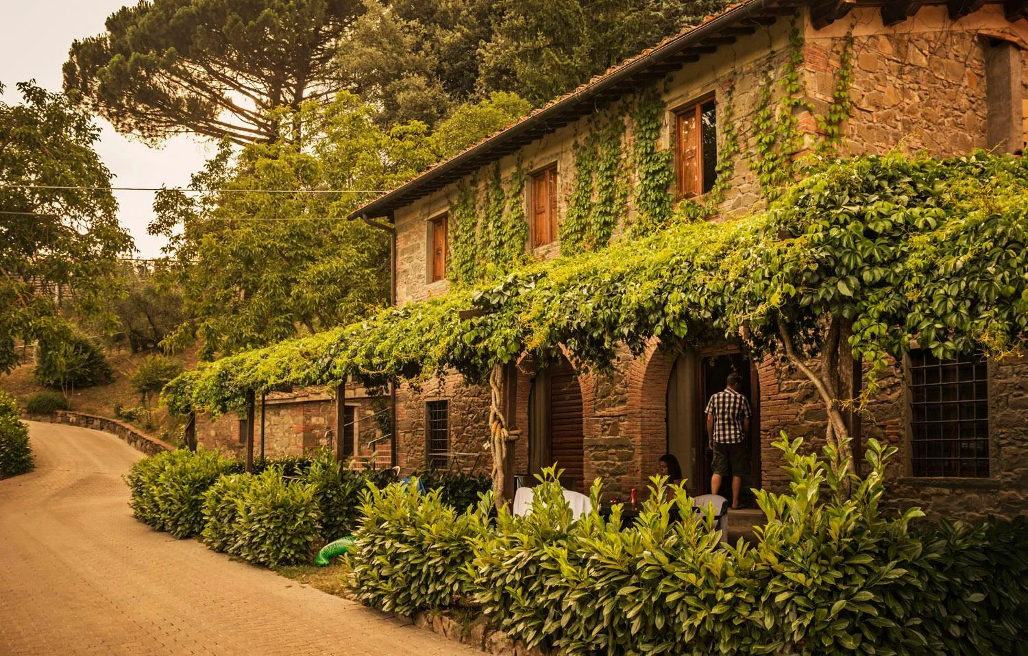 Facade/entrance in Villa Norcenni ApartHotel