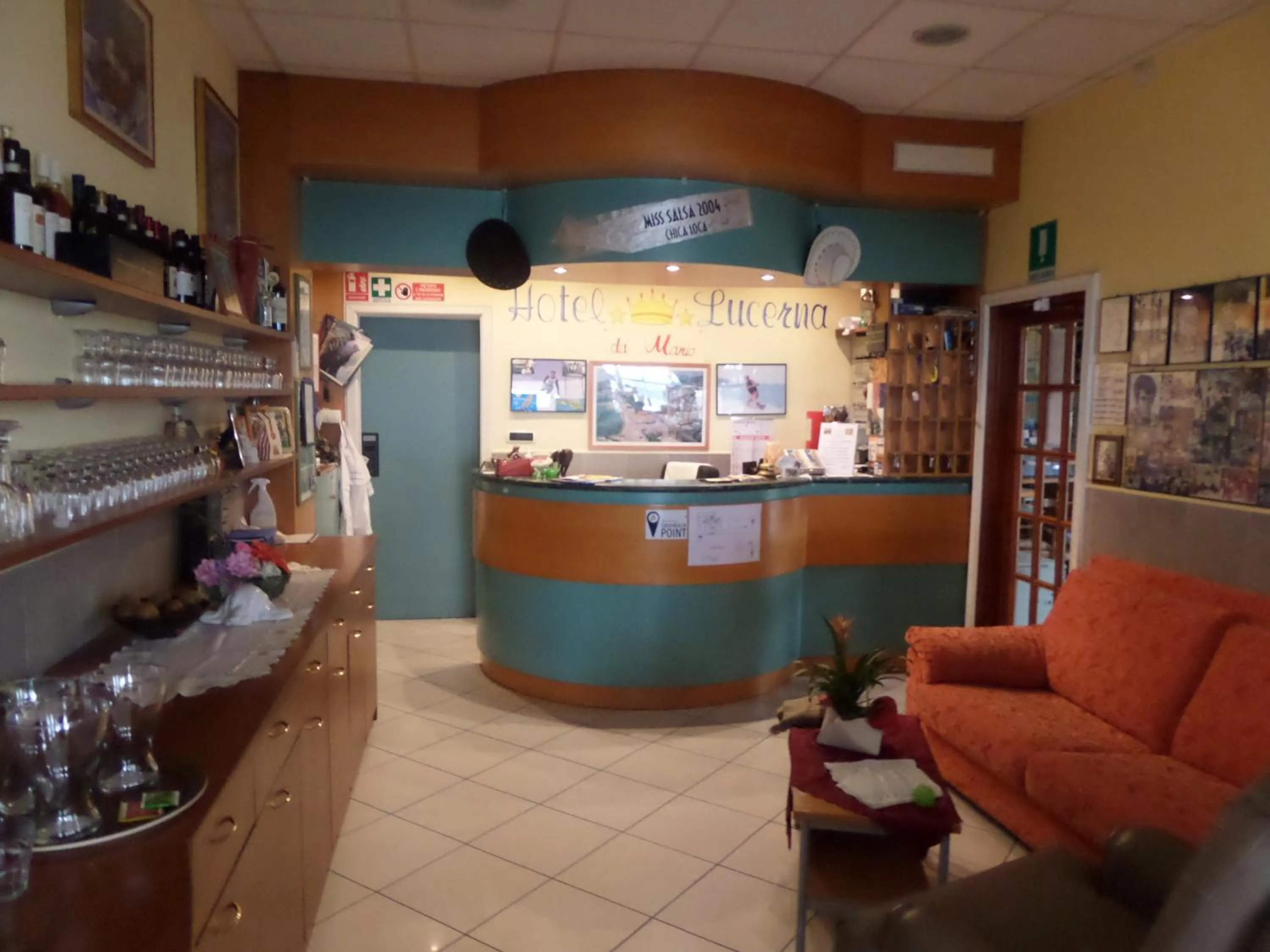 Lobby or reception in Hotel Lucerna