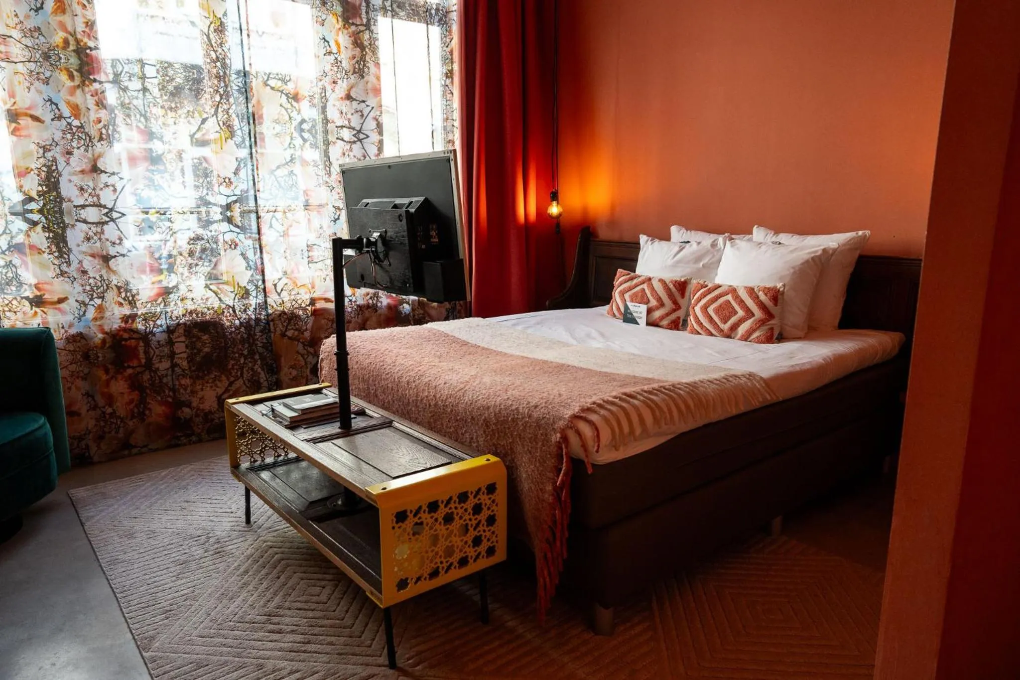 TV and multimedia, Bed in Boutiquehotel The Church