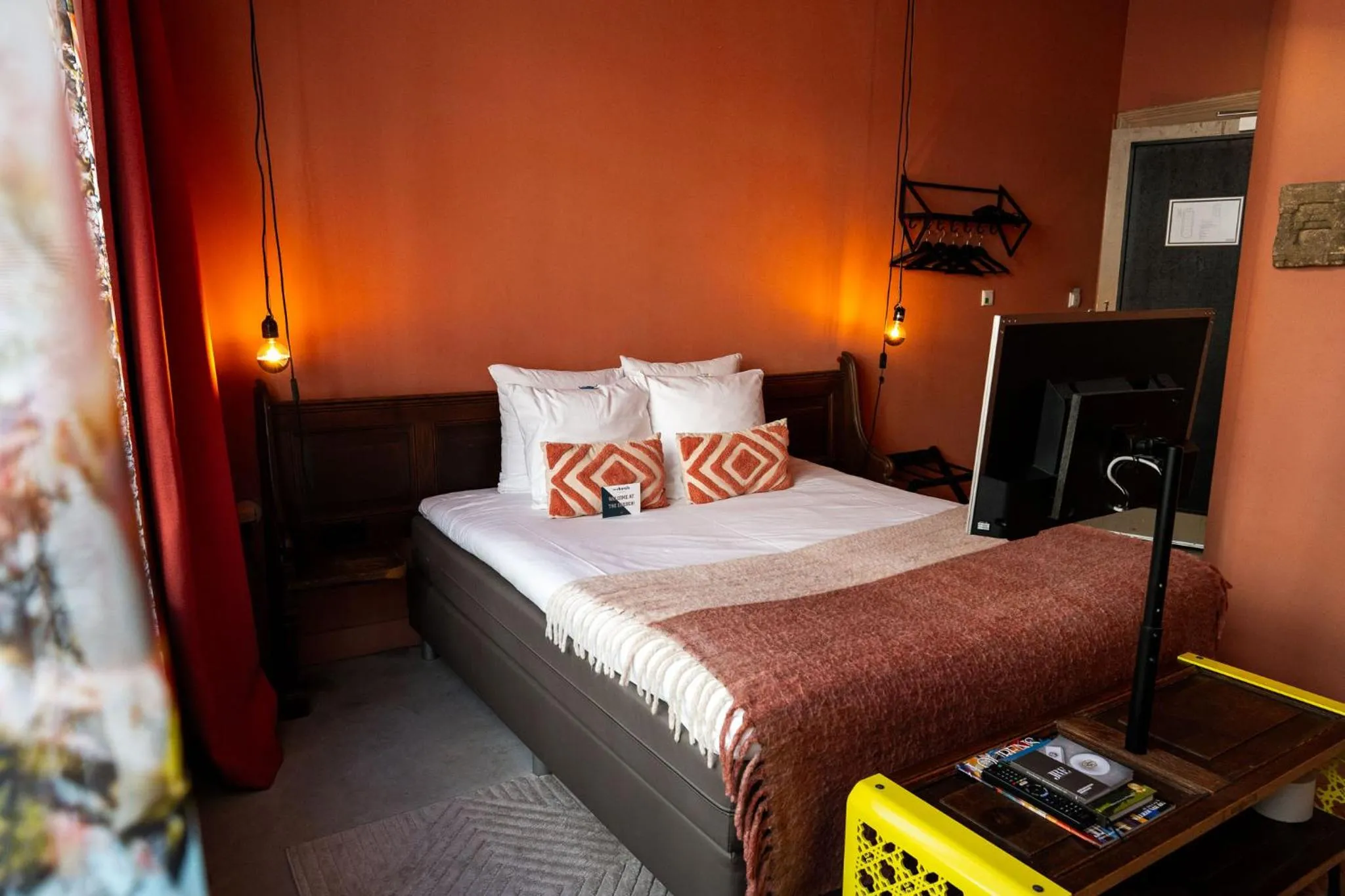 TV and multimedia, Bed in Boutiquehotel The Church