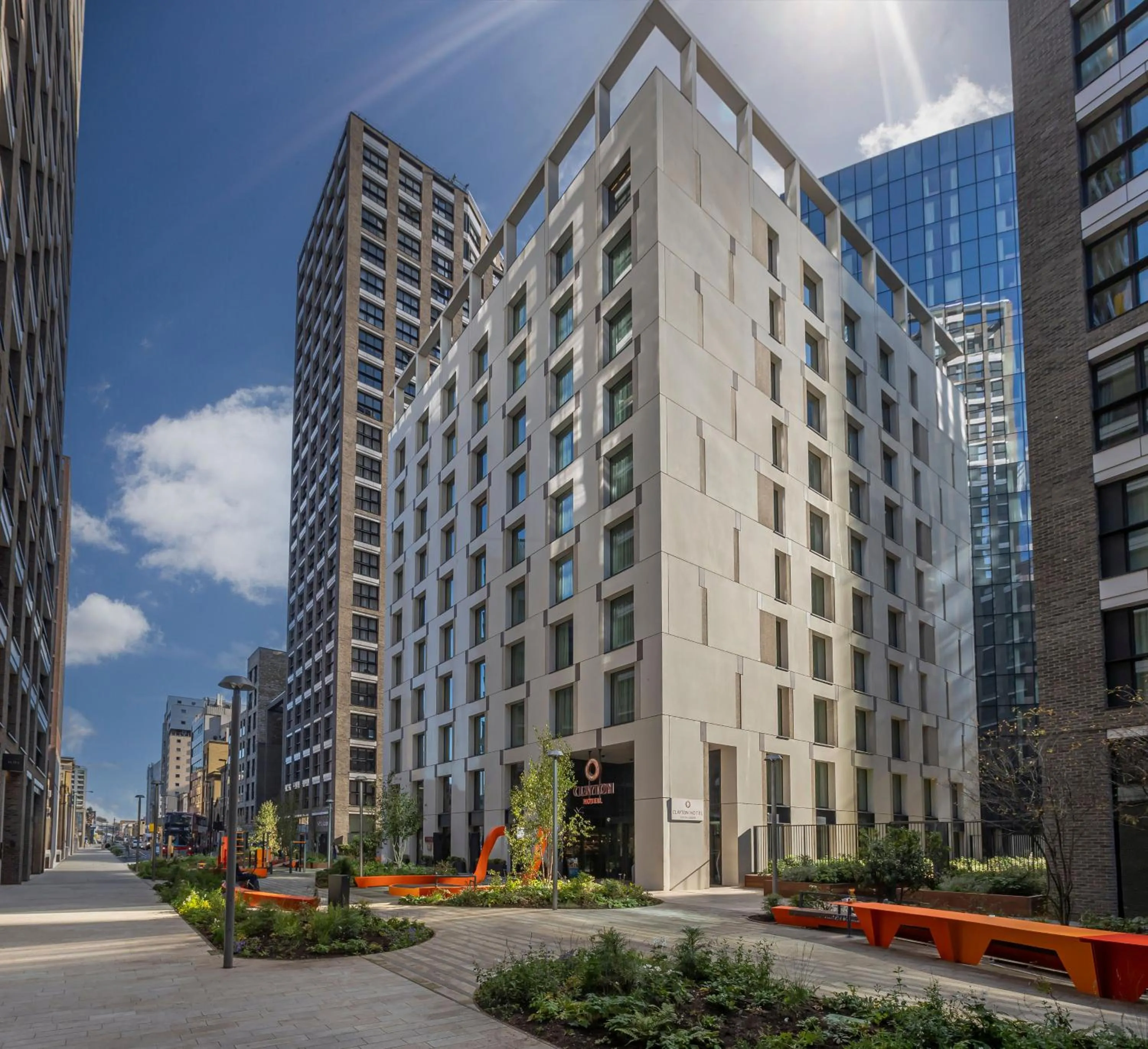 Property building in Clayton Hotel City of London