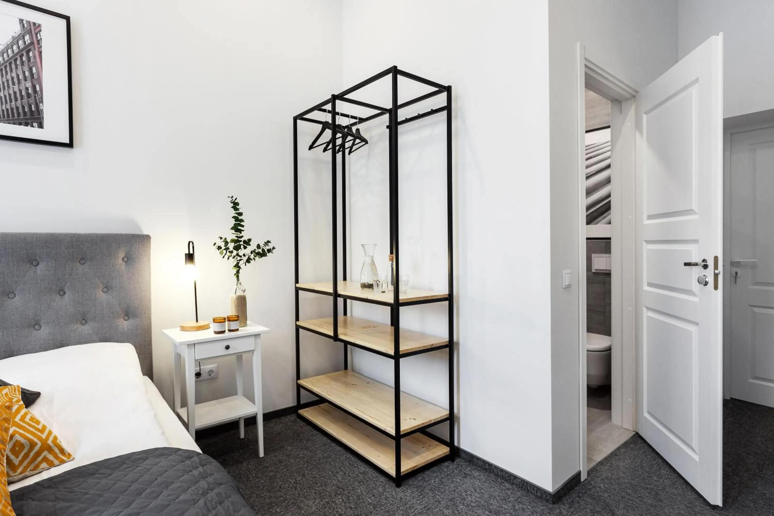 Photo of the whole room, Bed in Kaunas Garden