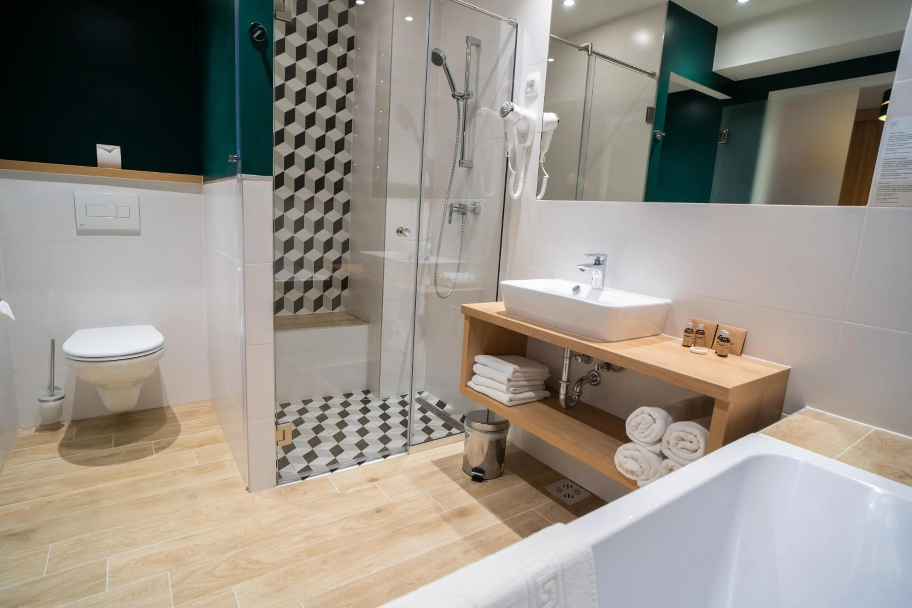 Bathroom in Hotel Küküllő - Târnava