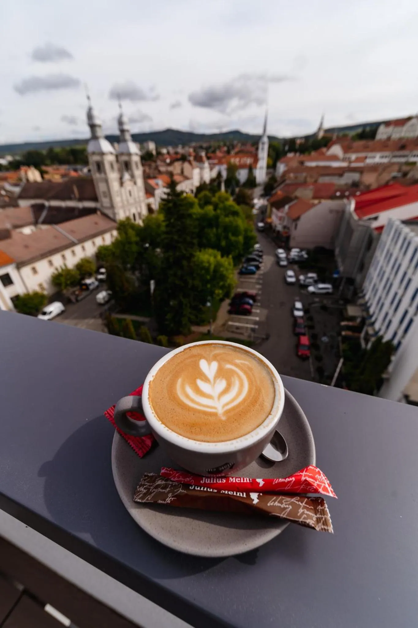 Balcony/Terrace in Hotel Küküllő - Târnava