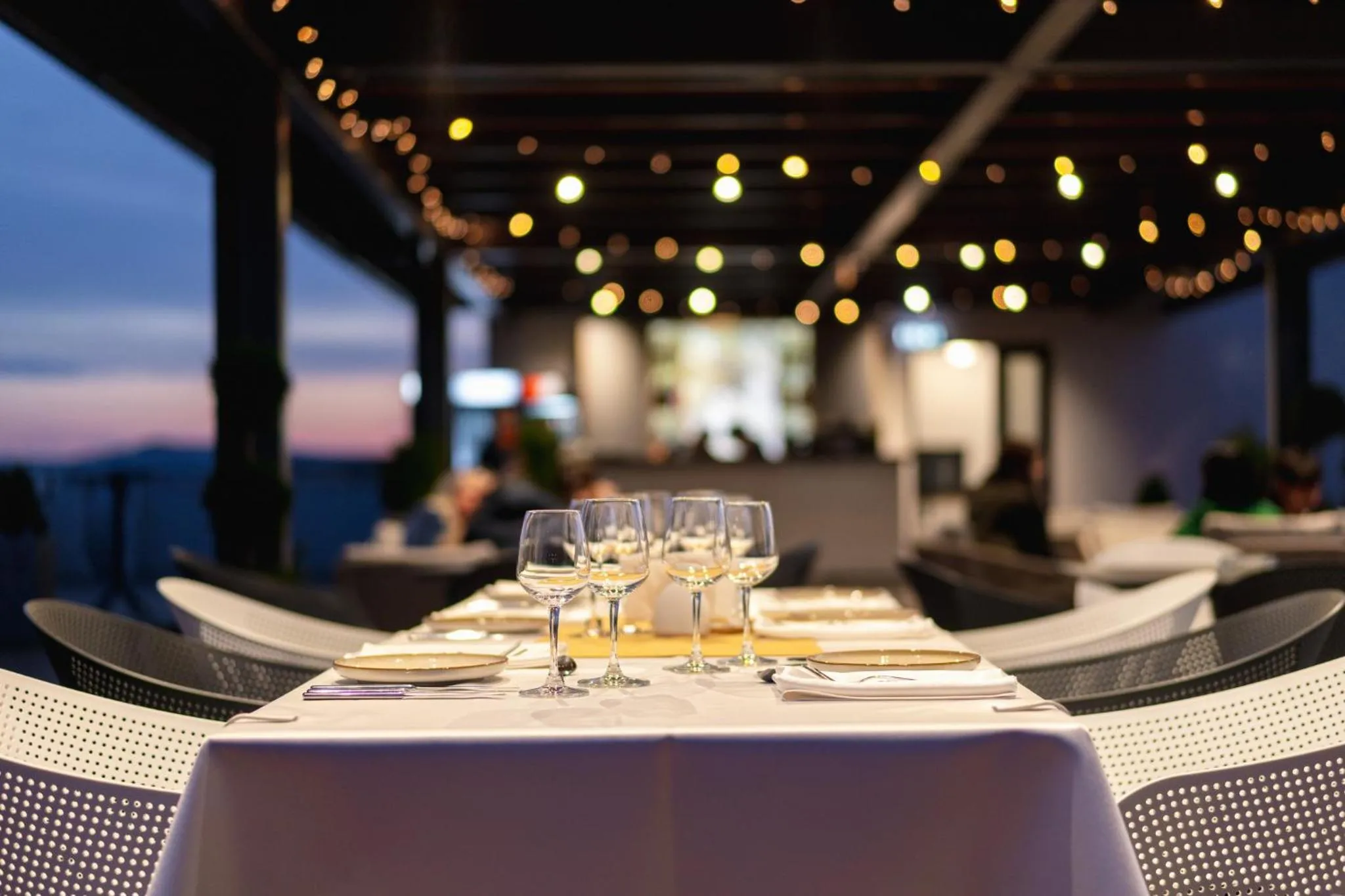 Balcony/Terrace in Hotel Küküllő - Târnava