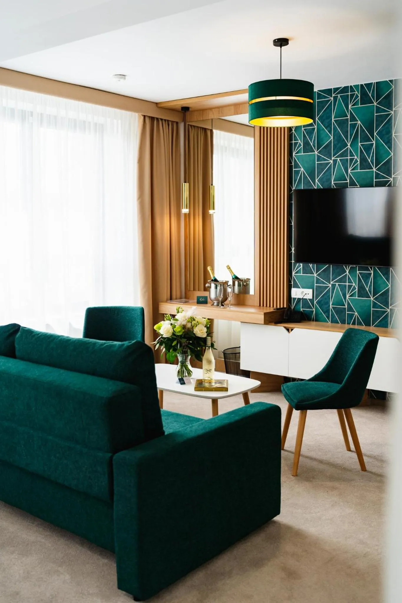 Living room in Hotel Küküllő - Târnava