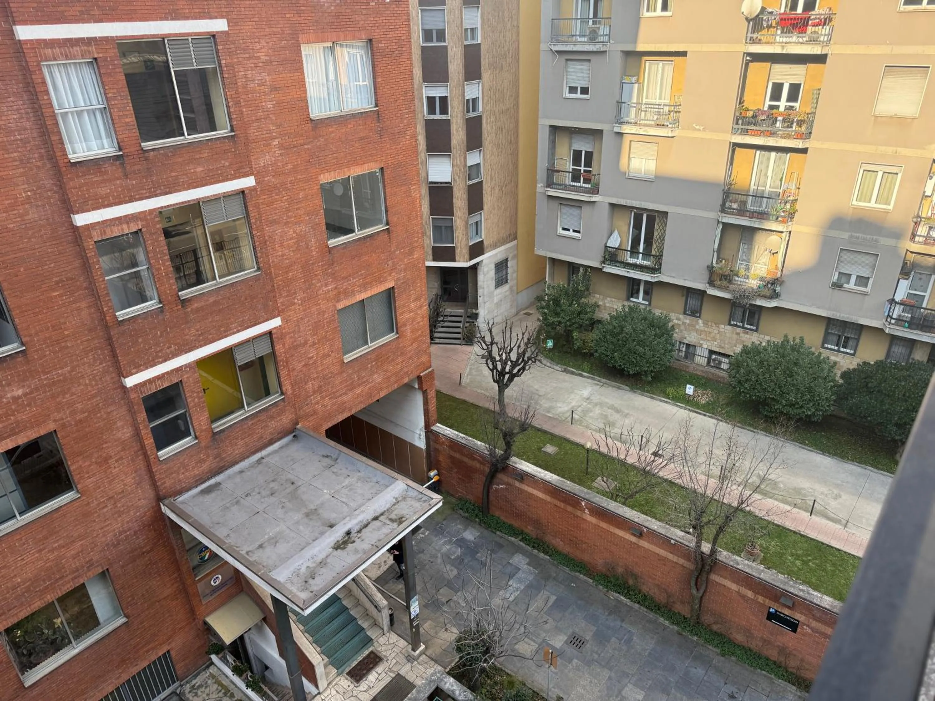 Garden view in Hotel Giacosa