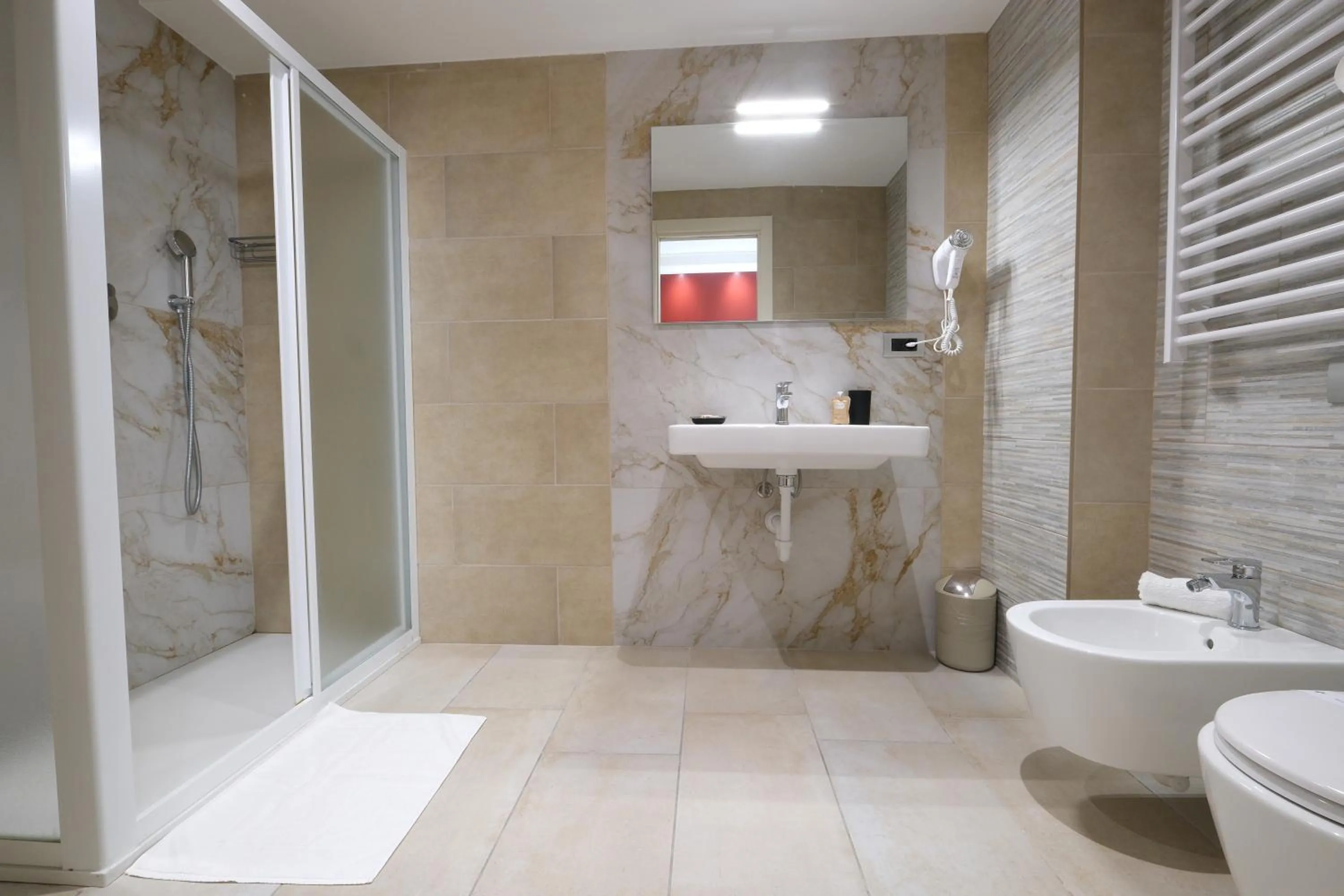 Bathroom in Hotel Giacosa