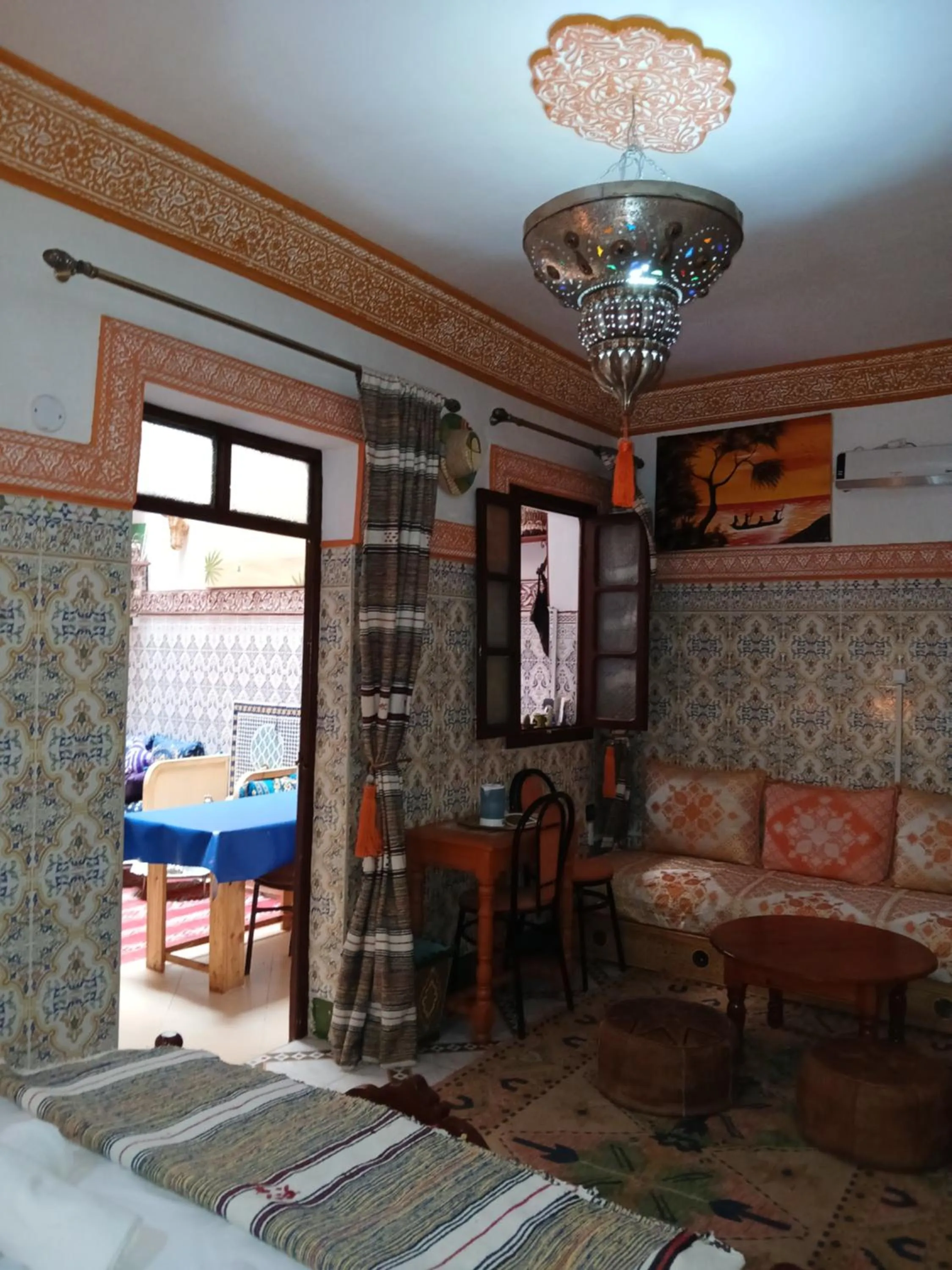 Living room, Bed in Dar Margot Marrakech