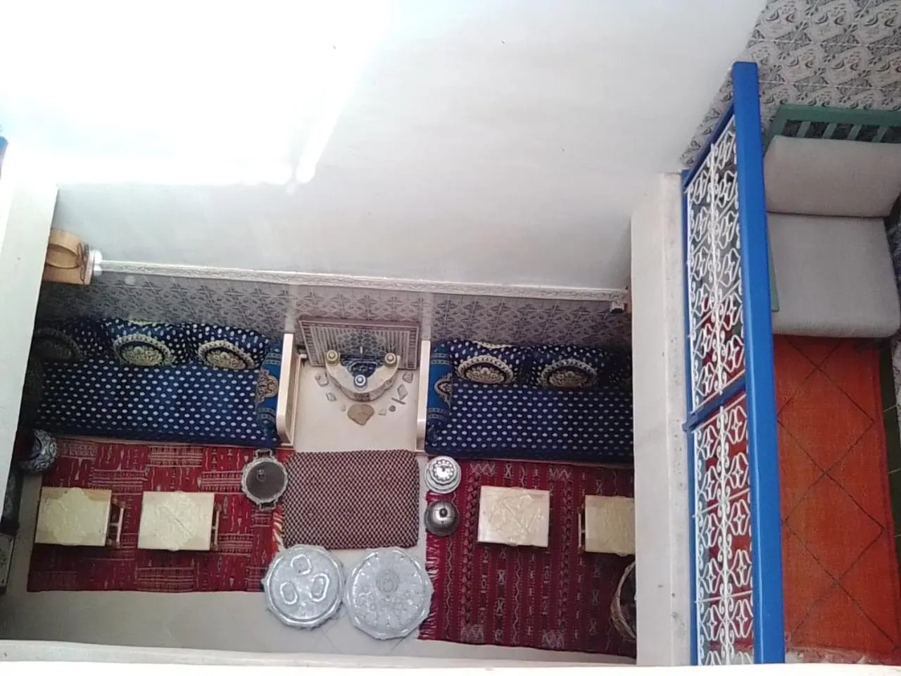 Living room, Bed in Dar Margot Marrakech