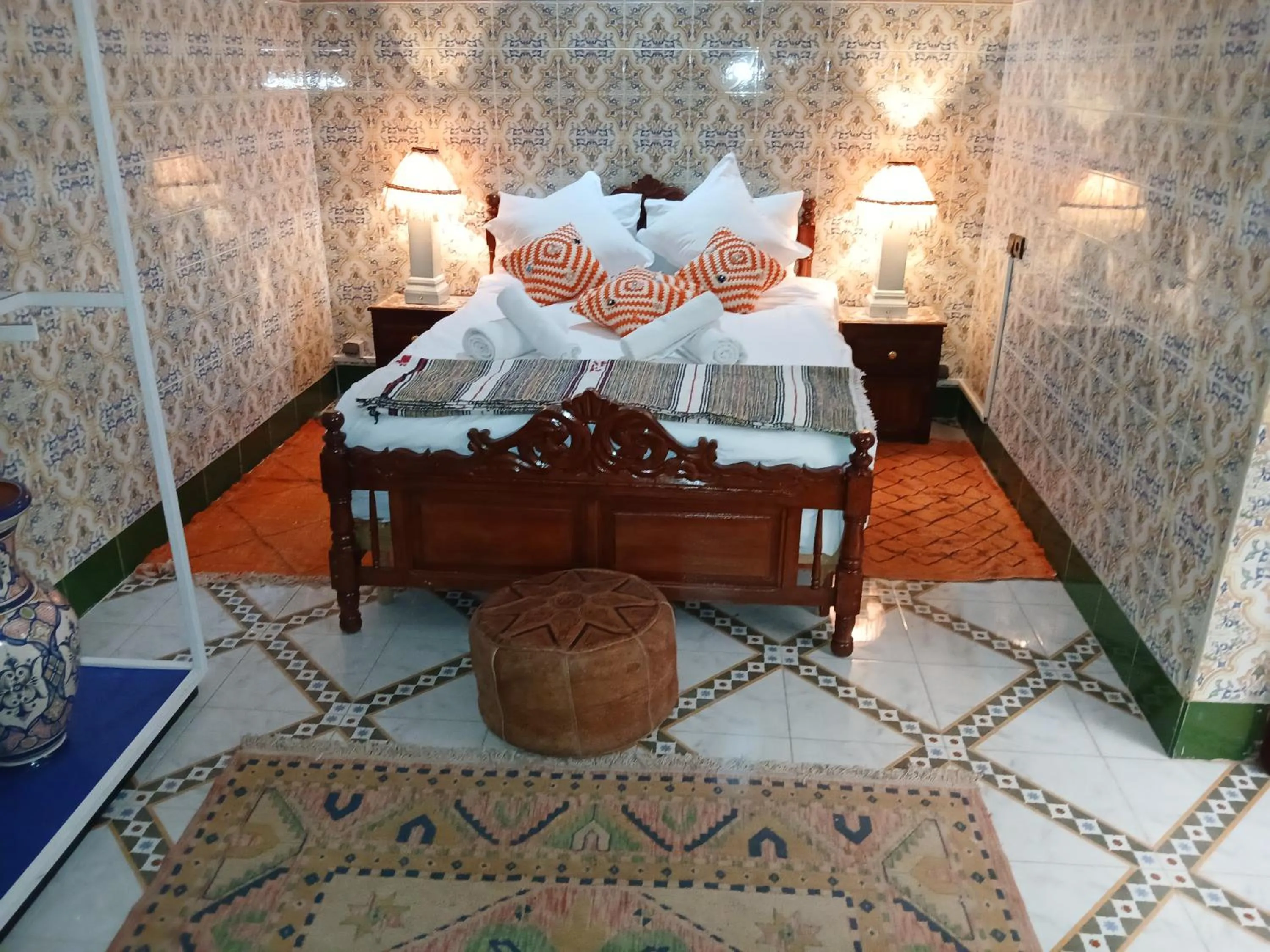 Bed in Dar Margot Marrakech
