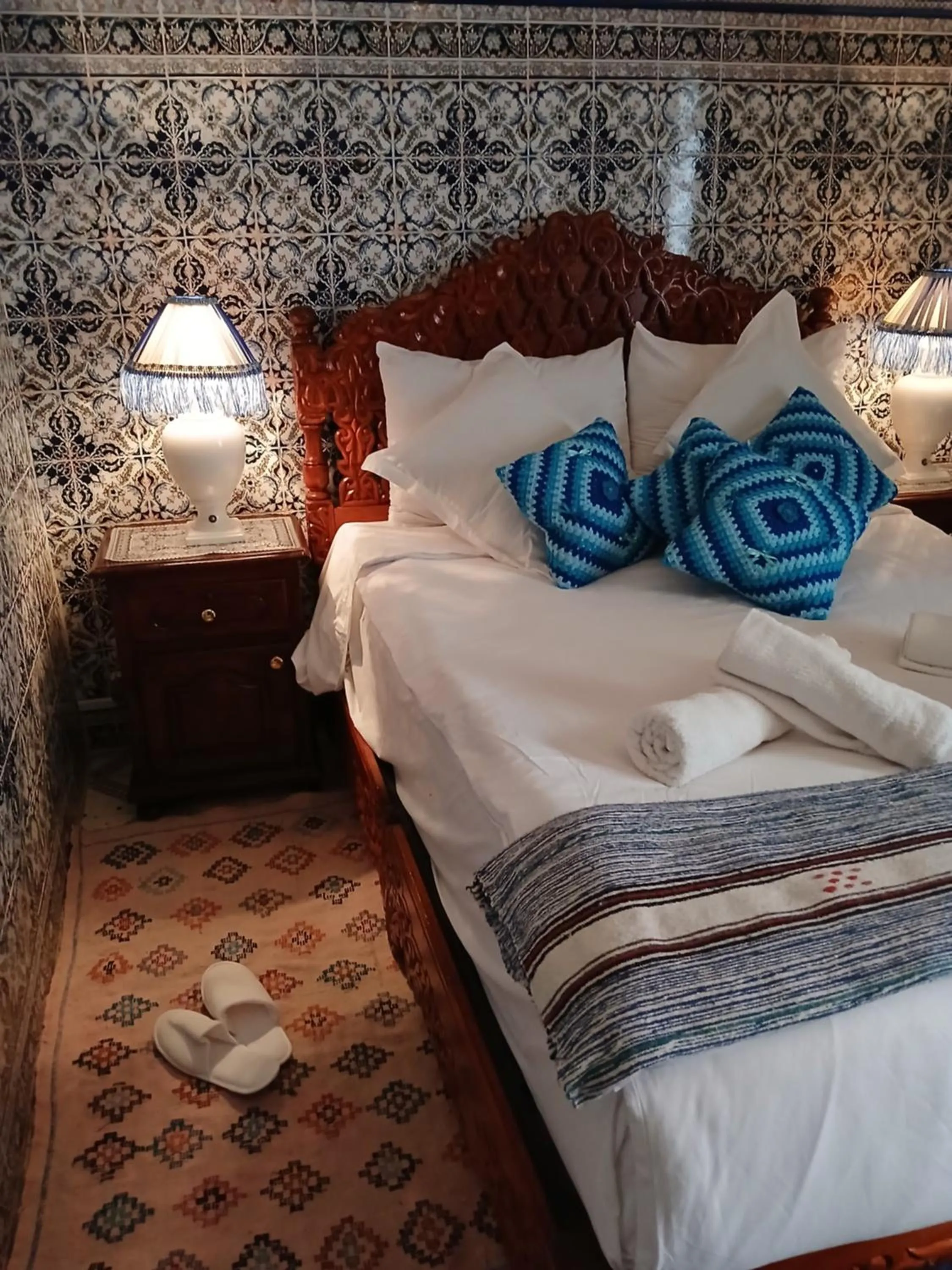 Bed in Dar Margot Marrakech