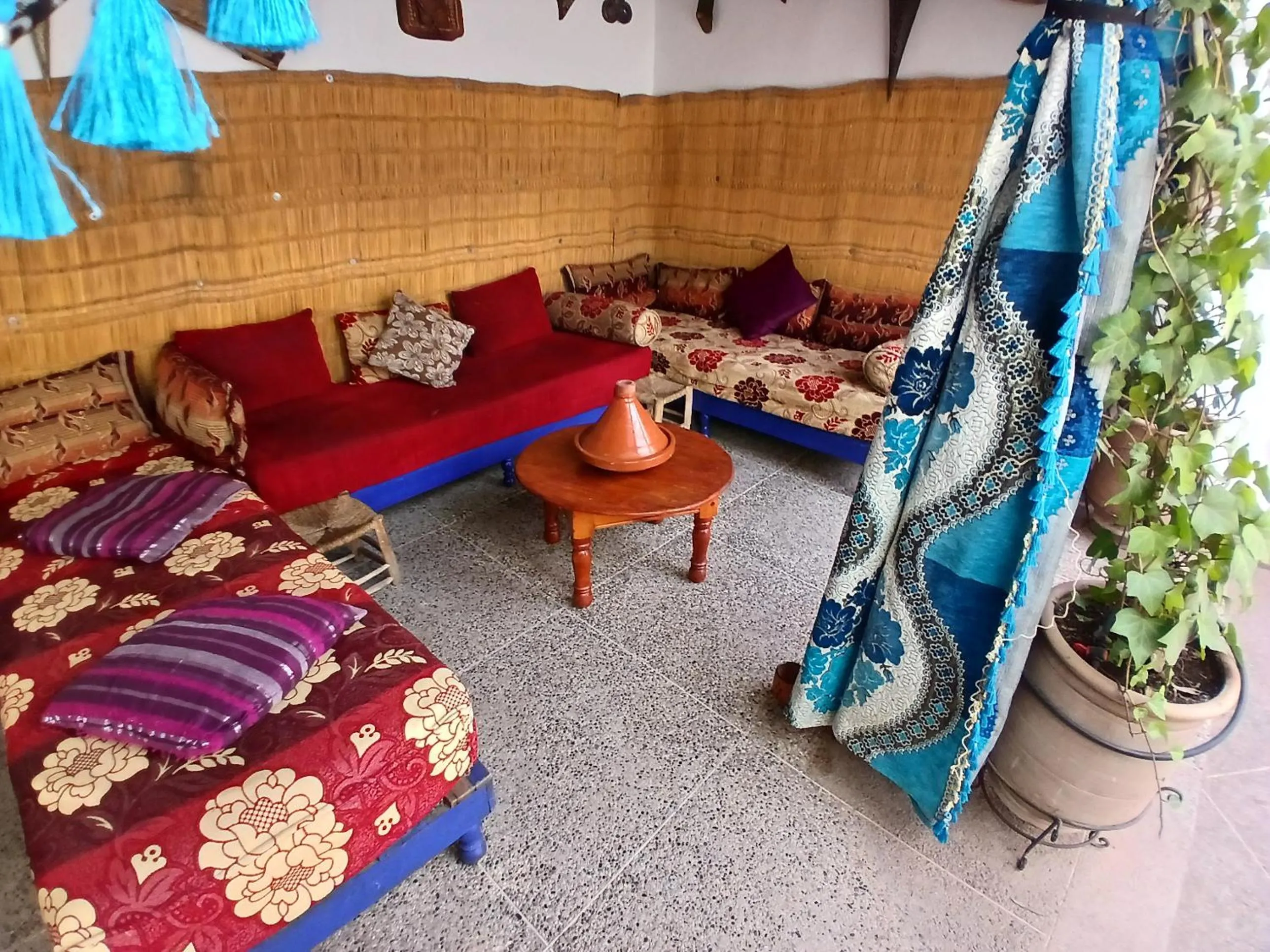 Living room, Bed in Dar Margot Marrakech