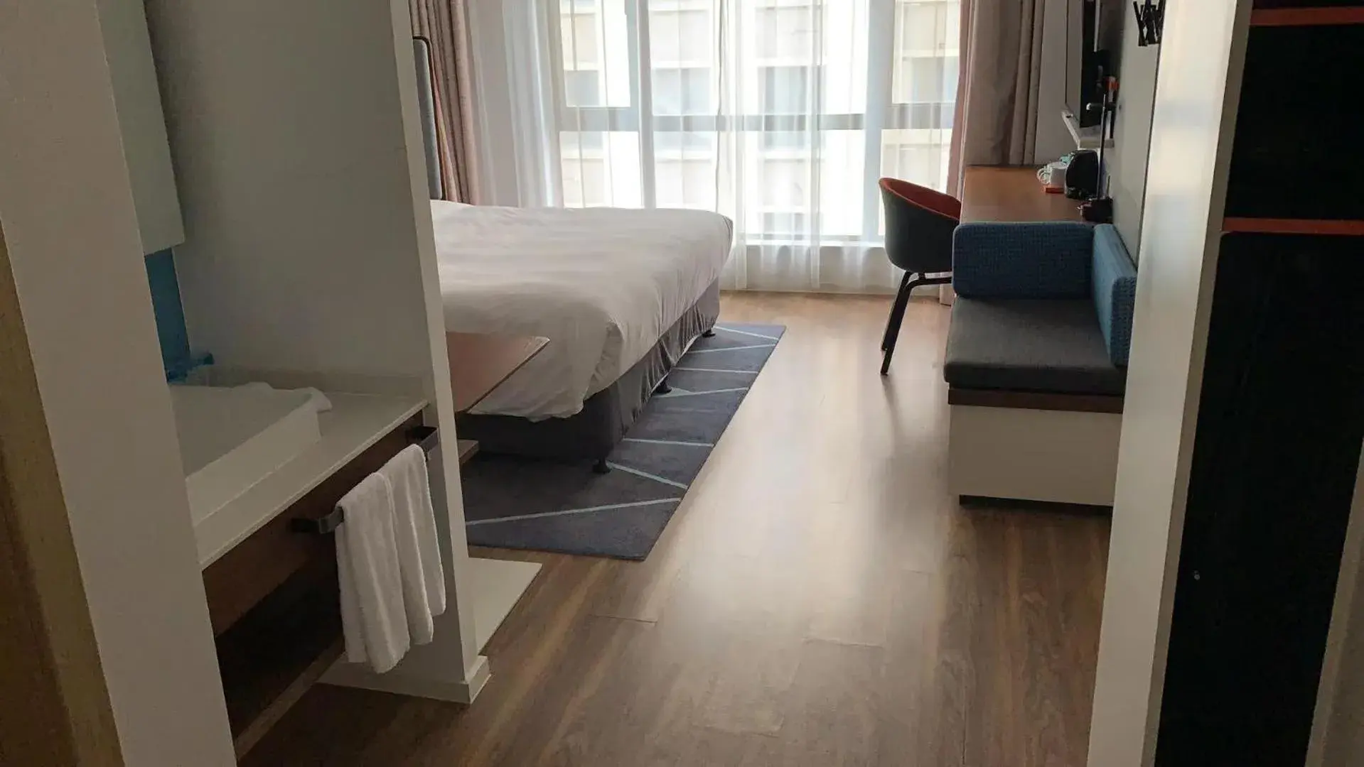 Bed in Holiday Inn Express Zhangjiagang East by IHG Bed in Holiday Inn Express Zhangjiagang East by IHG