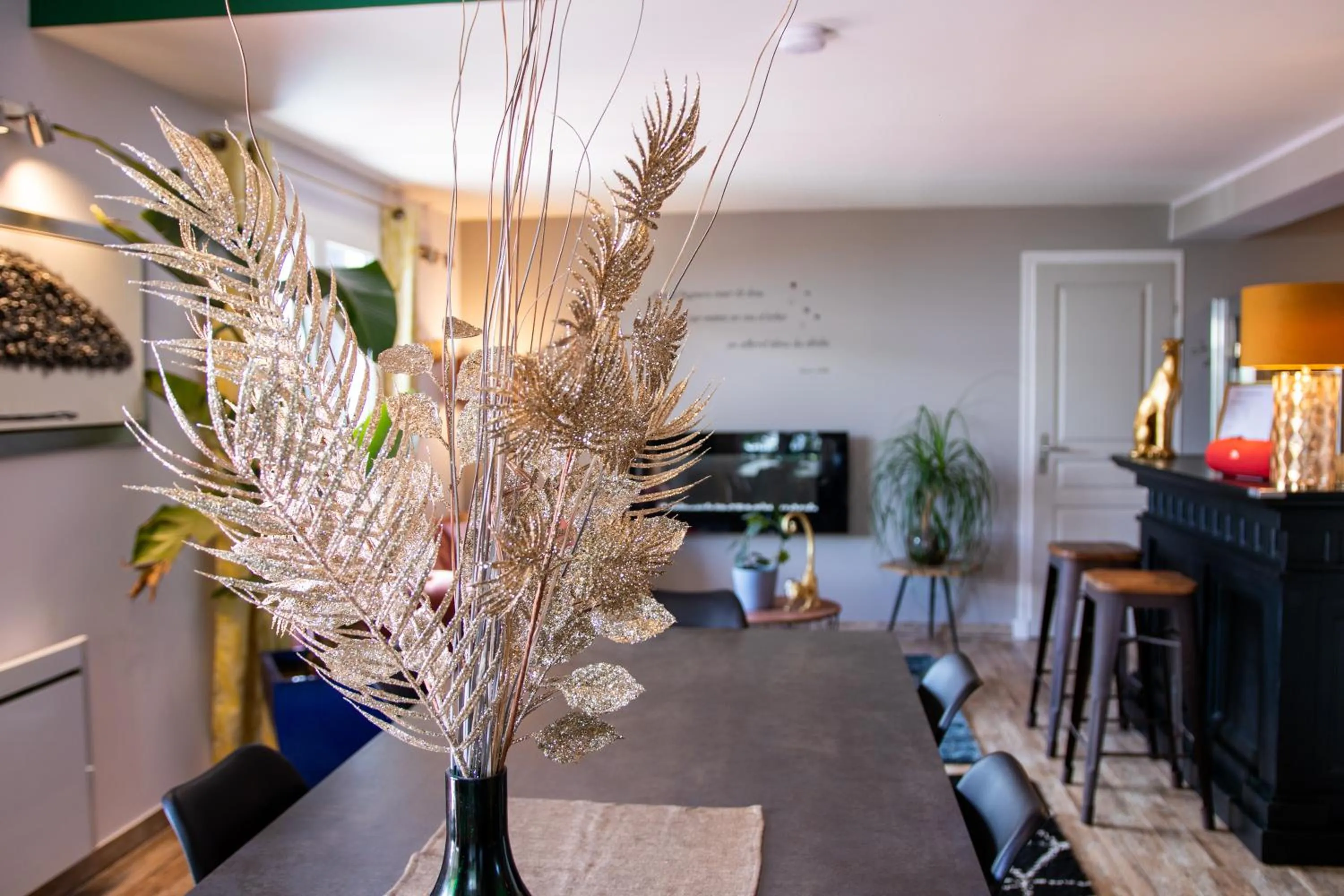 Dining area in L'Alpen Roc