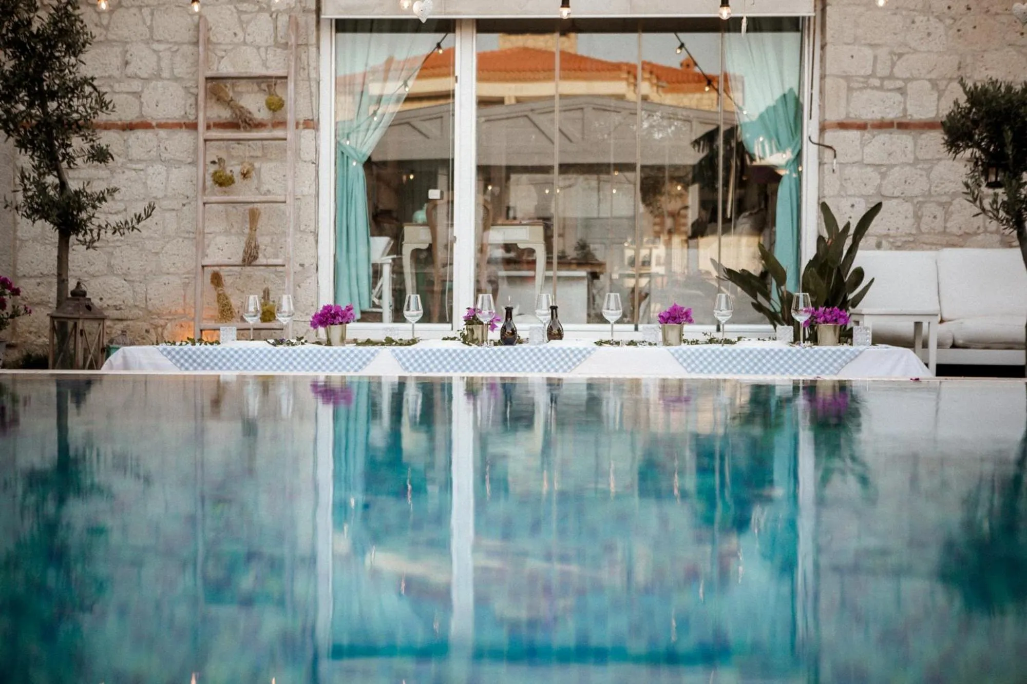Pool view in Katre Hotel Alaçatı