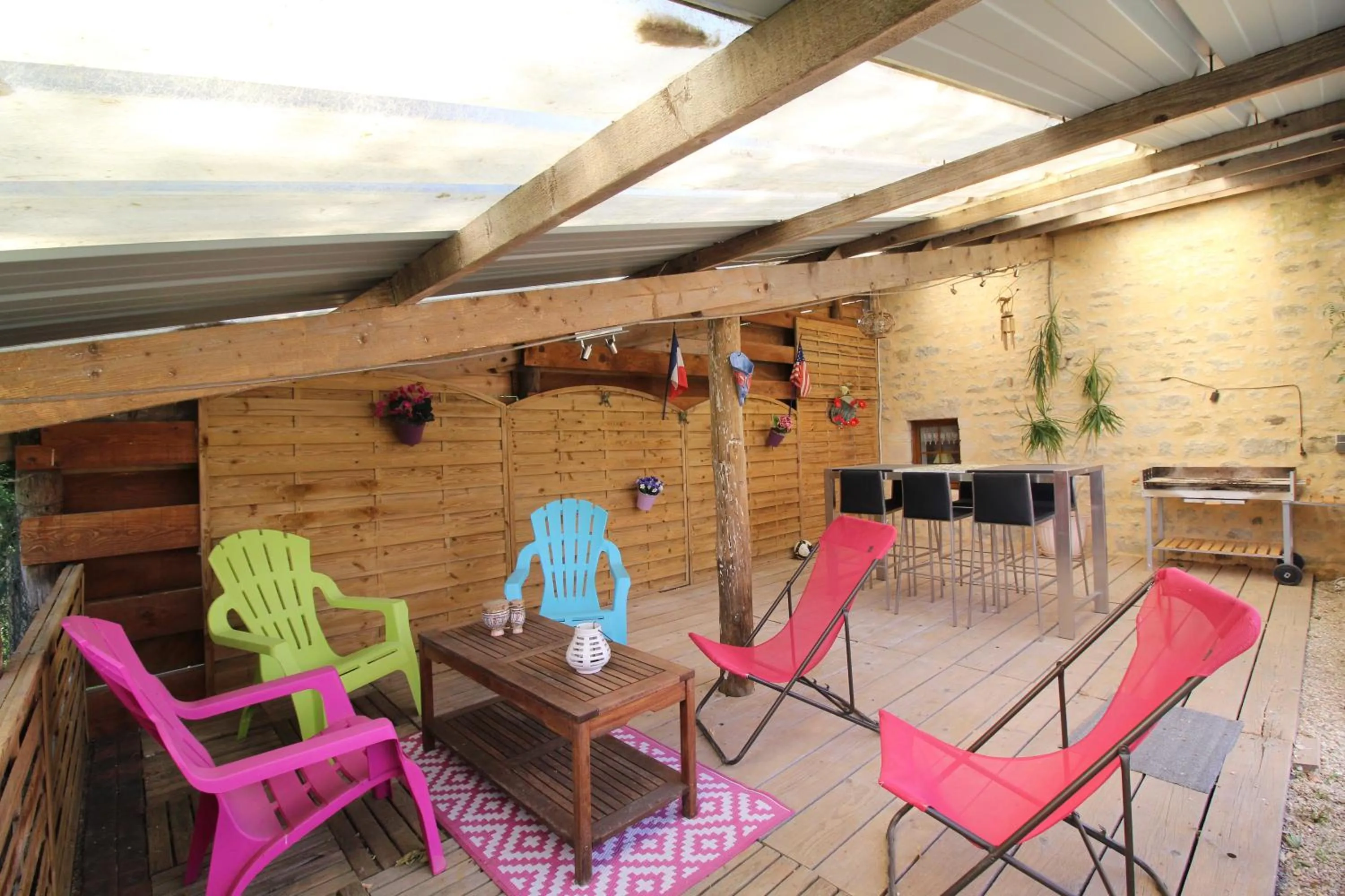 Garden in La ferme aux chats