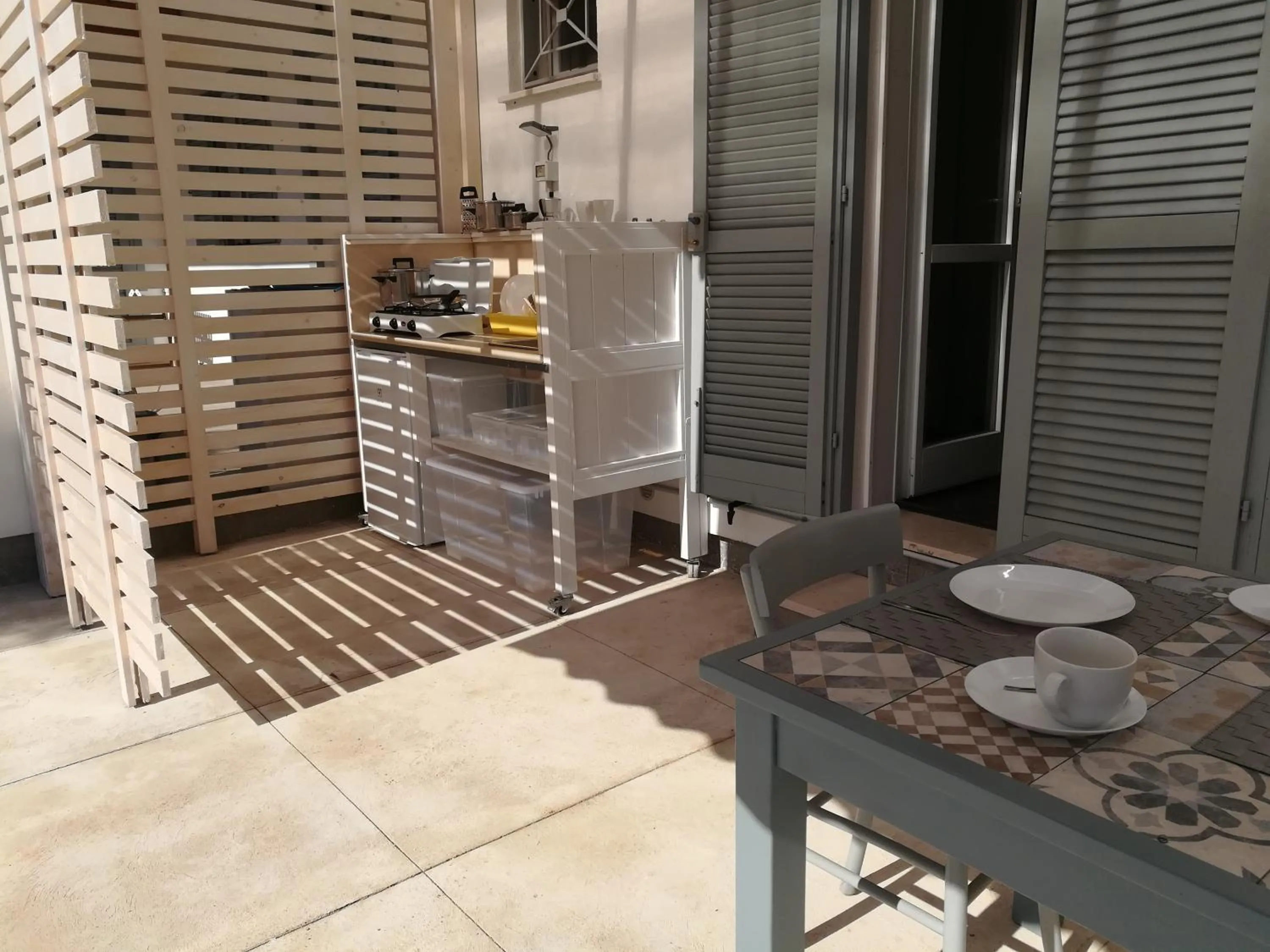 Kitchen or kitchenette in Lem Lem B&B