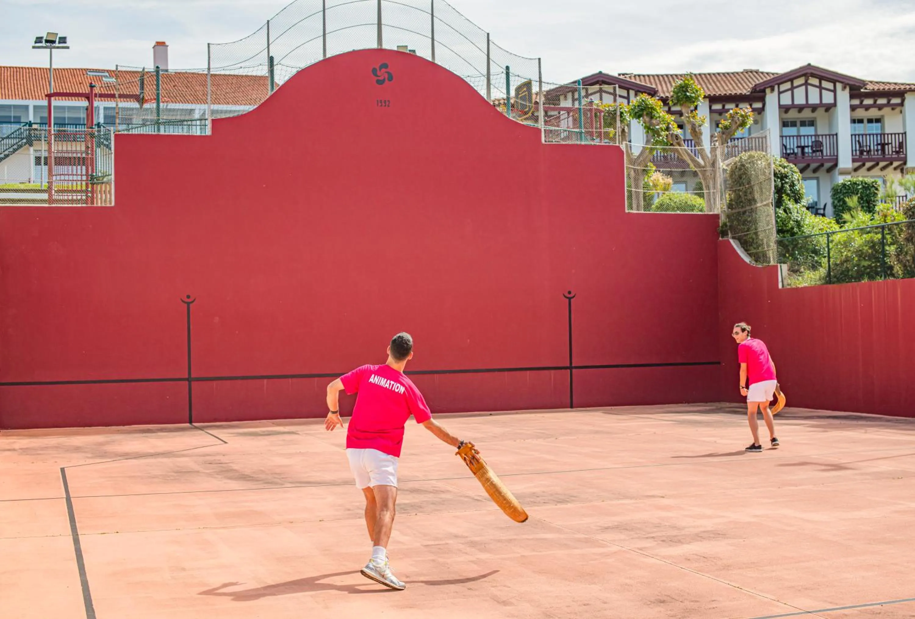 Inner courtyard view in Azureva Hendaye
