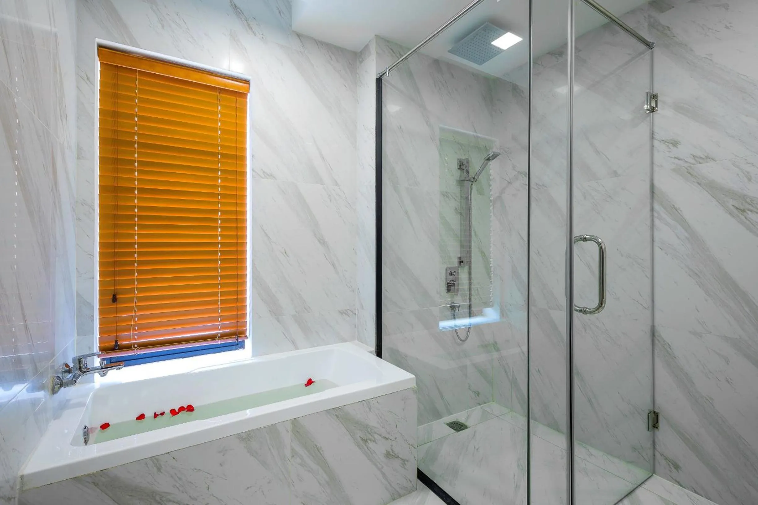 Shower in V Boutique Hotel